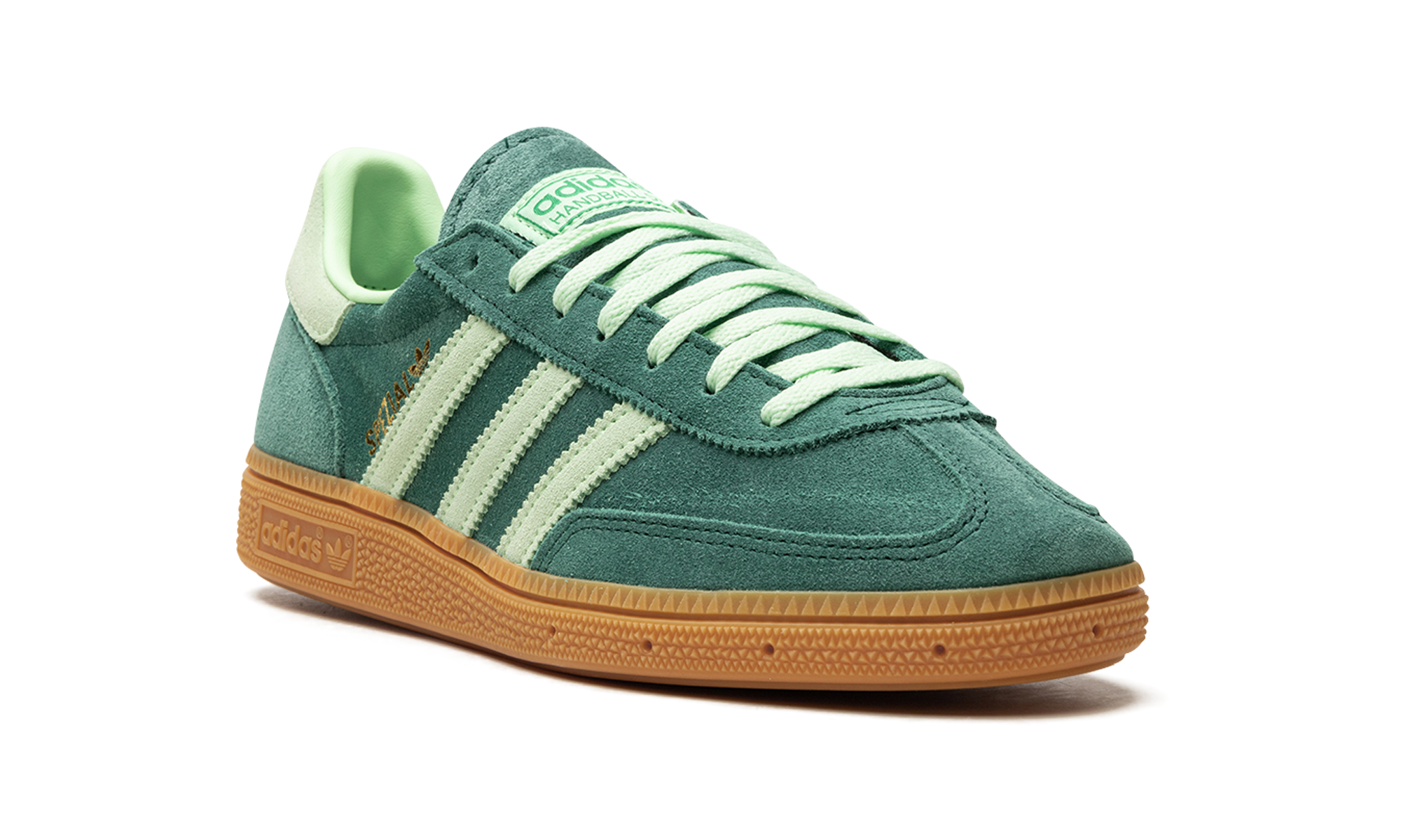 adidas handball spezial collegiate green semi green spark women s+IE5896+diagnol right view
