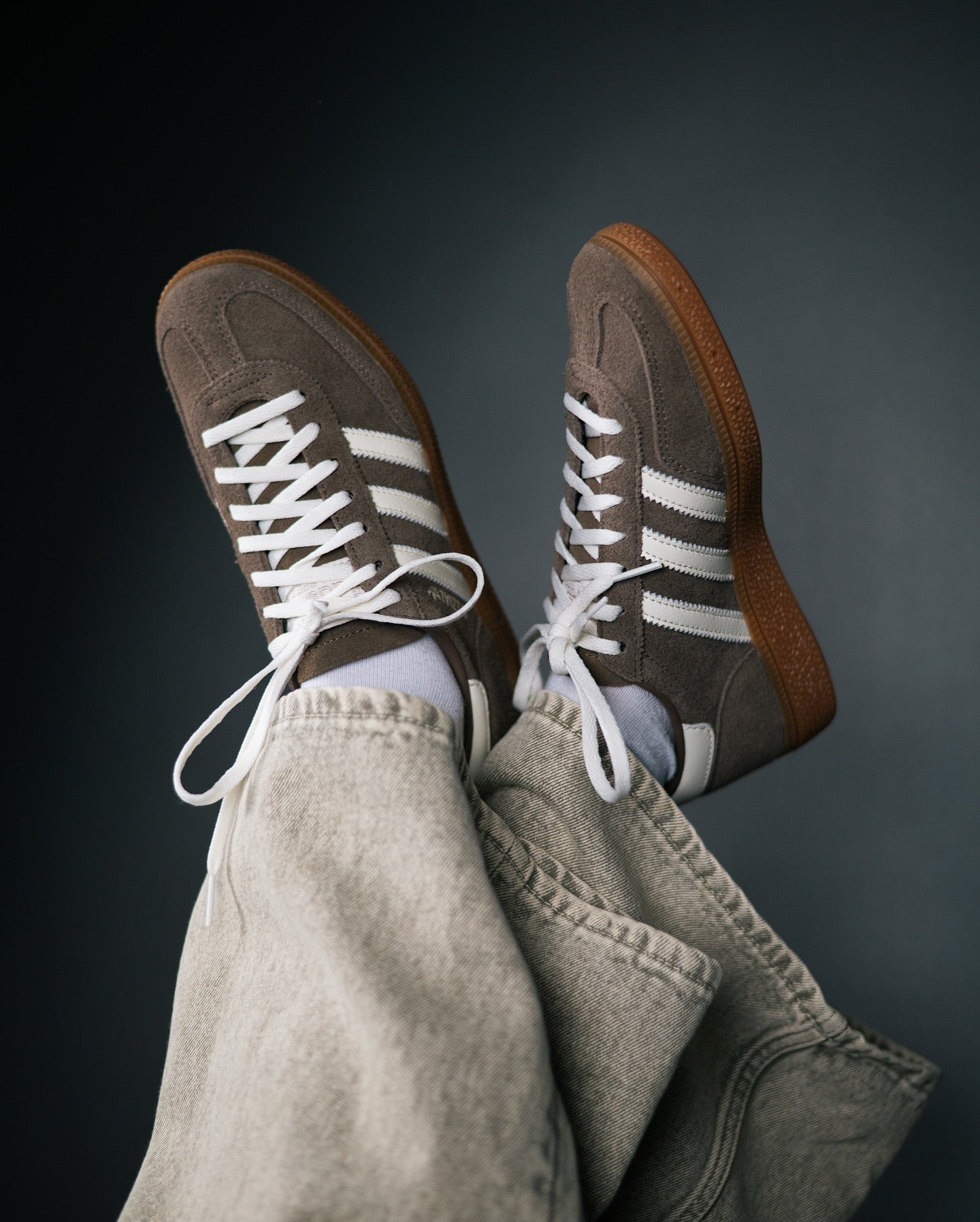 adidas Handball Spezial Earth Strata Gum (Women's), Lifestyle View 3, SKU IF6490