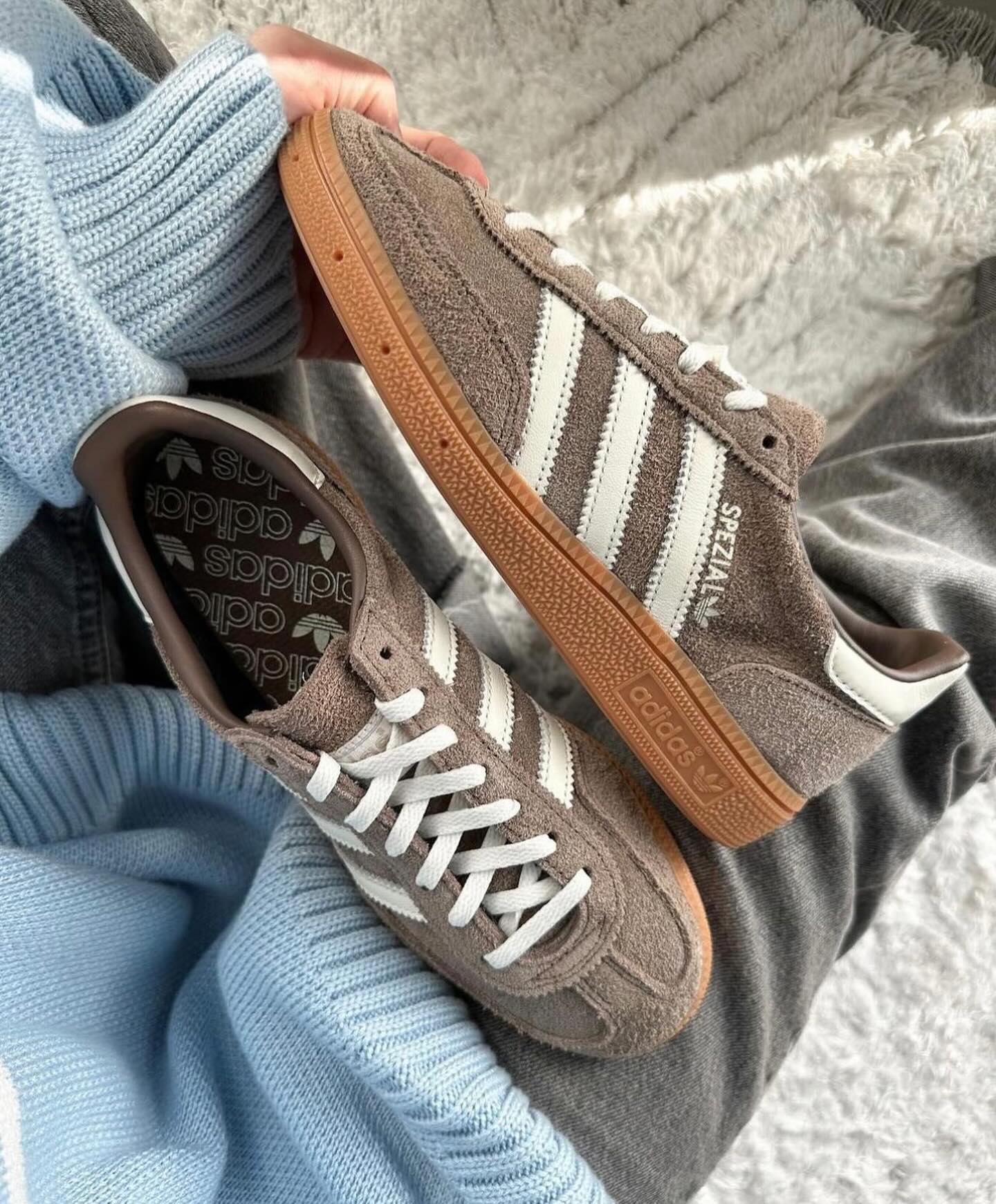adidas Handball Spezial Earth Strata Gum (Women's), Lifestyle View 5, SKU IF6490