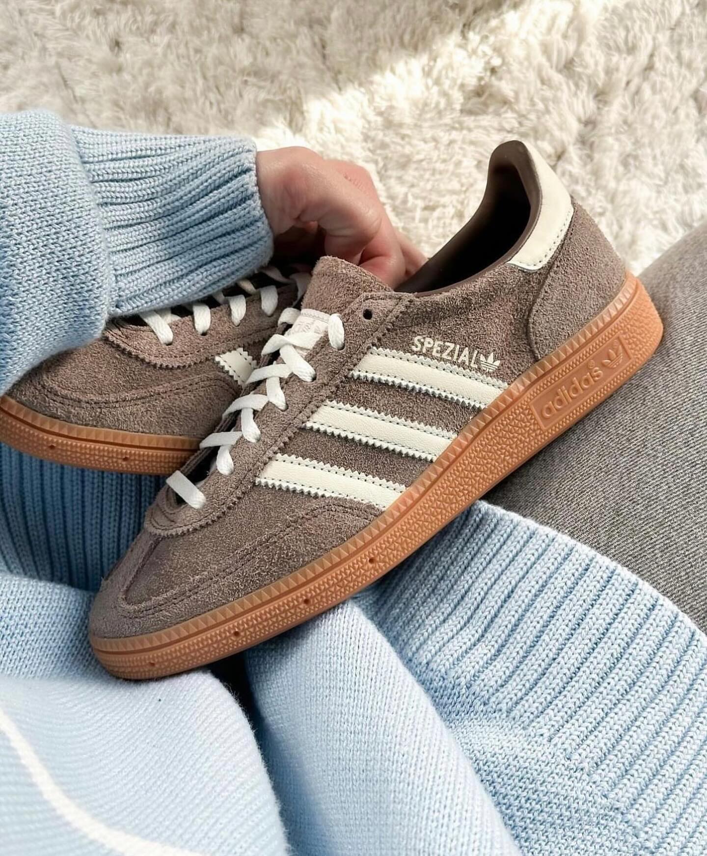 adidas Handball Spezial Earth Strata Gum (Women's), Lifestyle View 4, SKU IF6490