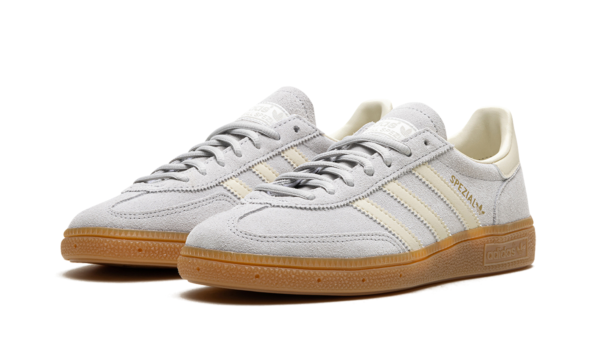 adidas handball spezial grey cream white+IF7086+diagnol left view