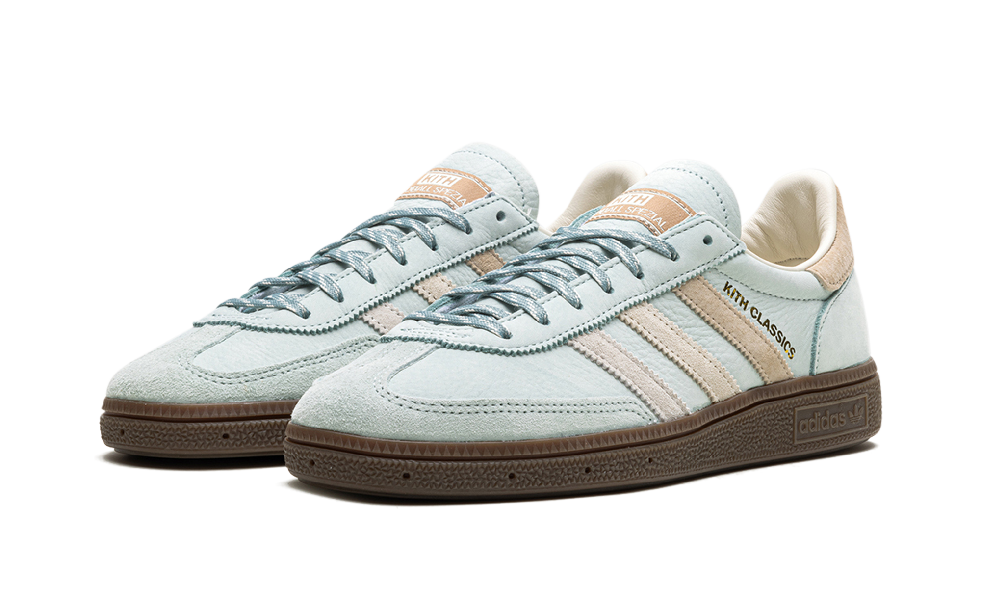 adidas handball spezial kith classics amazon green+IH2623+diagnol left view