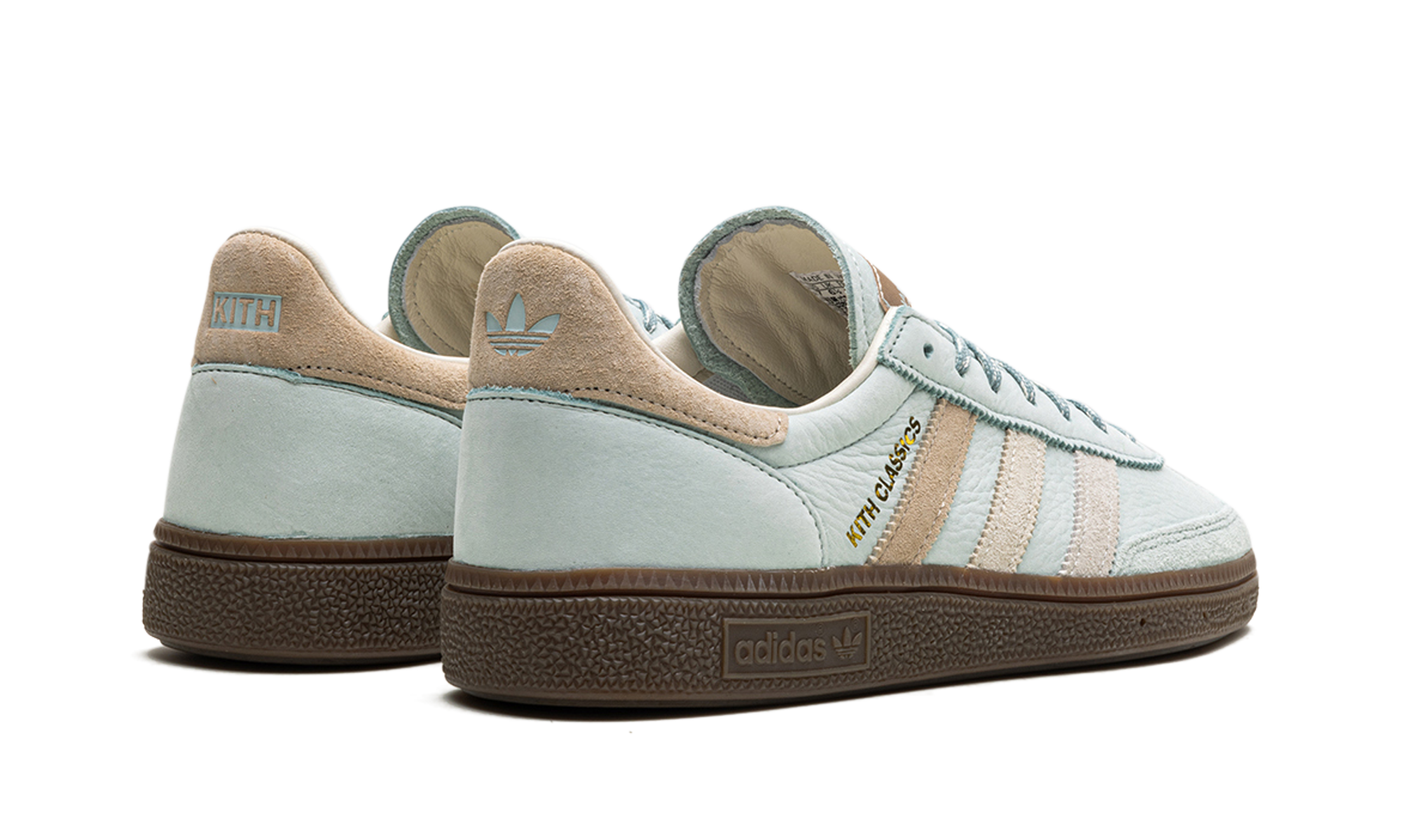 adidas handball spezial kith classics amazon green+IH2623+diagnol right behind view