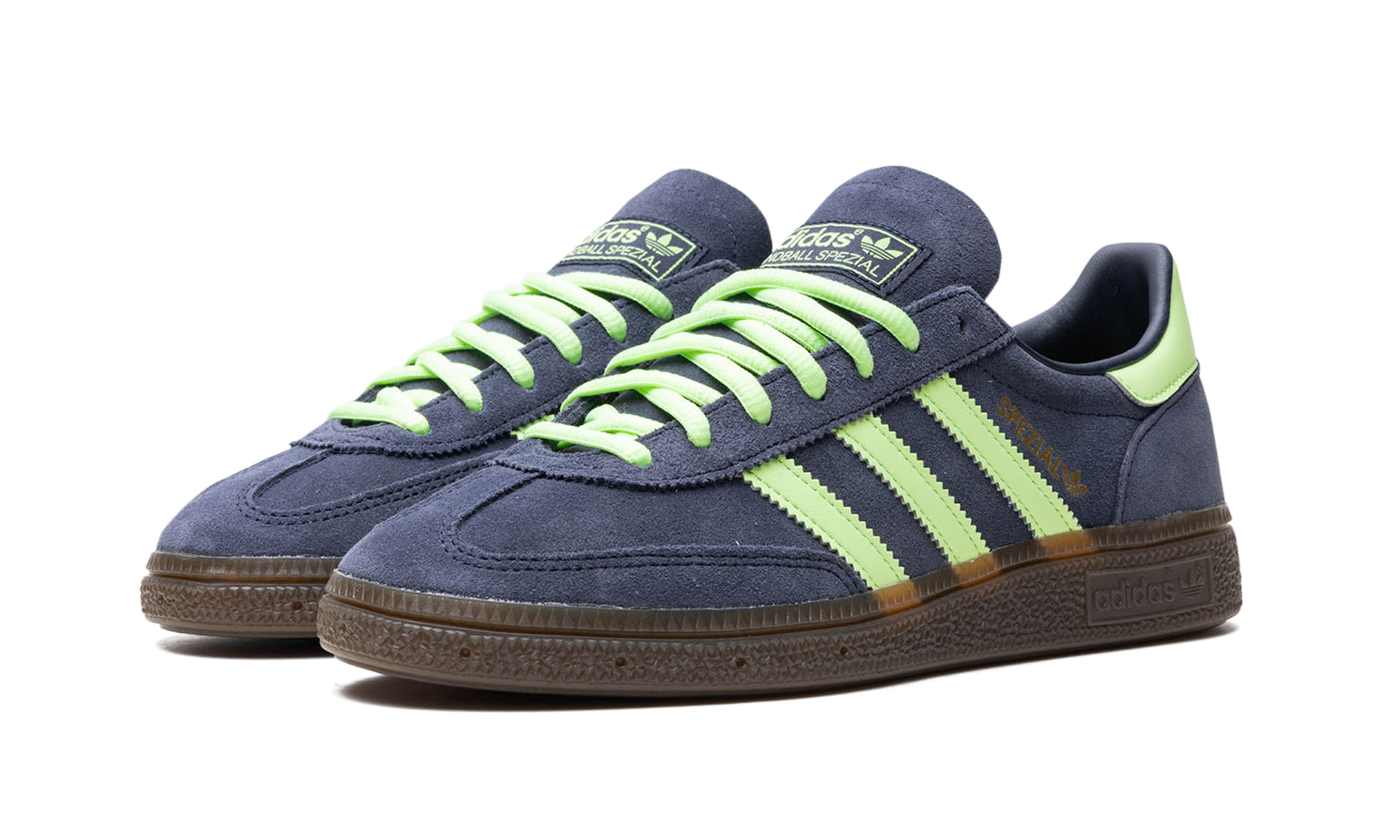 adidas handball spezial legend ink green spark+IH7497+diagnol left view