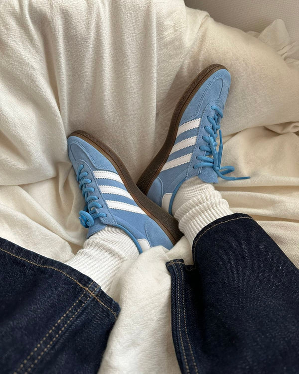 adidas Handball Spezial Light Blue, Lifestyle View 3, SKU BD7632