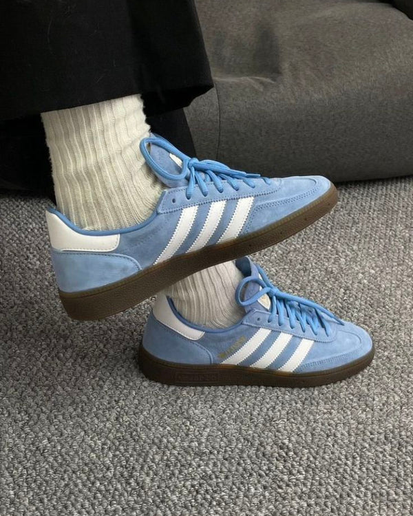 adidas Handball Spezial Light Blue, Lifestyle View 4, SKU BD7632