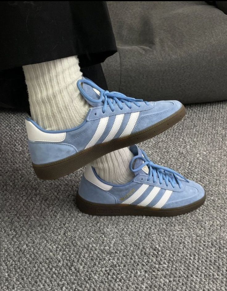 adidas Handball Spezial Light Blue, Lifestyle View 4, SKU BD7632