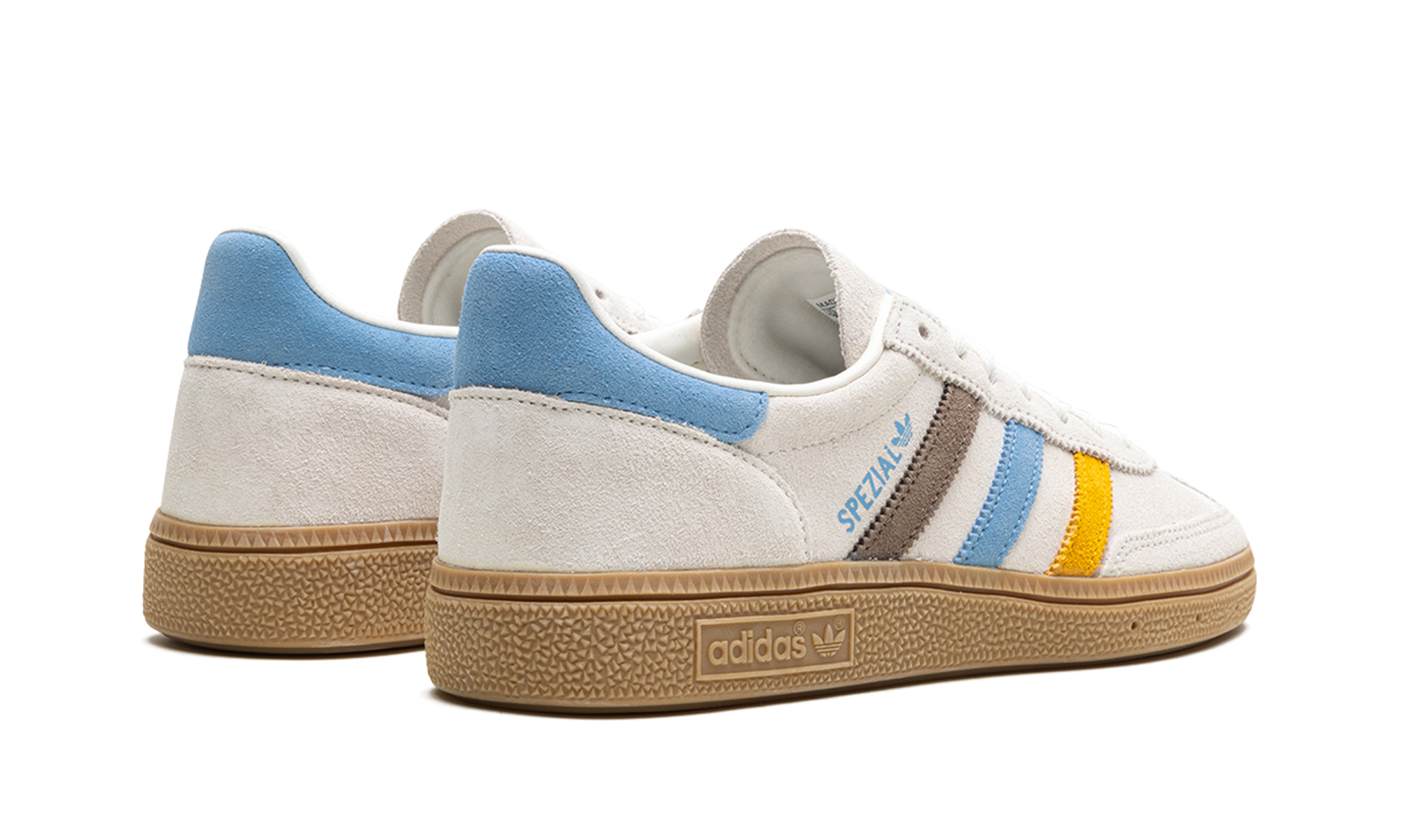 adidas handball spezial light blue earth strata women s+IG1975+diagnol right behind view