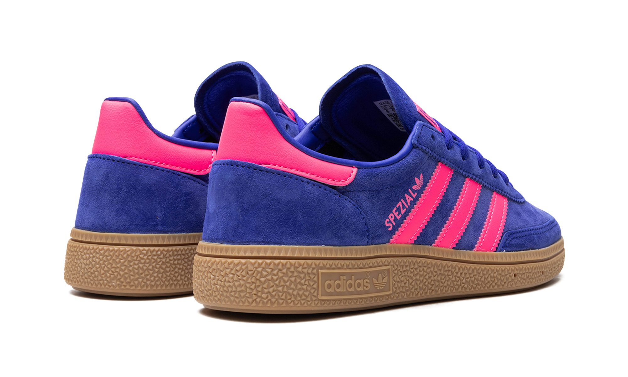 adidas handball spezial lucid blue lucid pink women s+IH5373+diagnol right behind view
