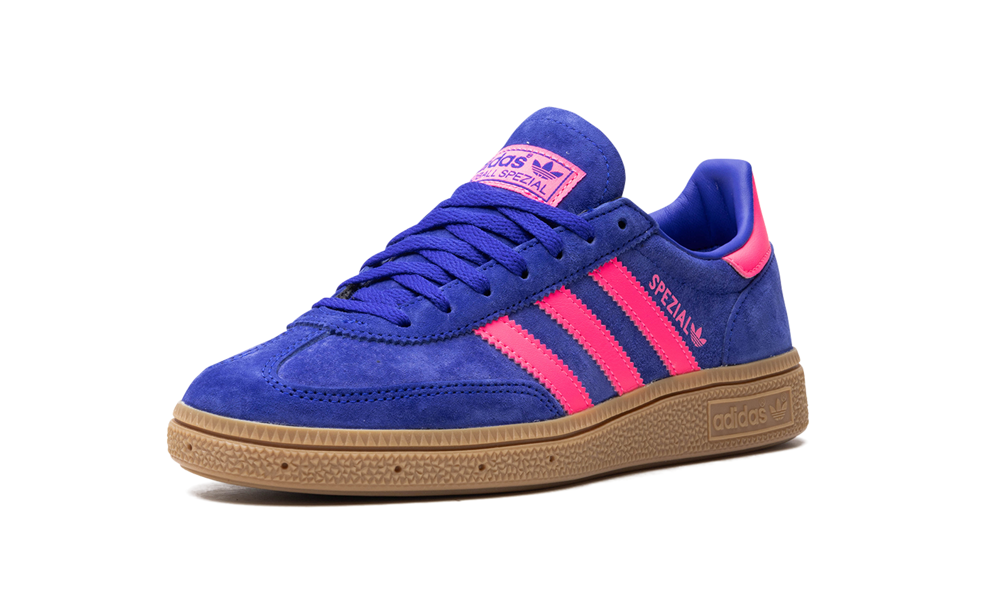 adidas handball spezial lucid blue lucid pink women s+IH5373+left diagnol single view