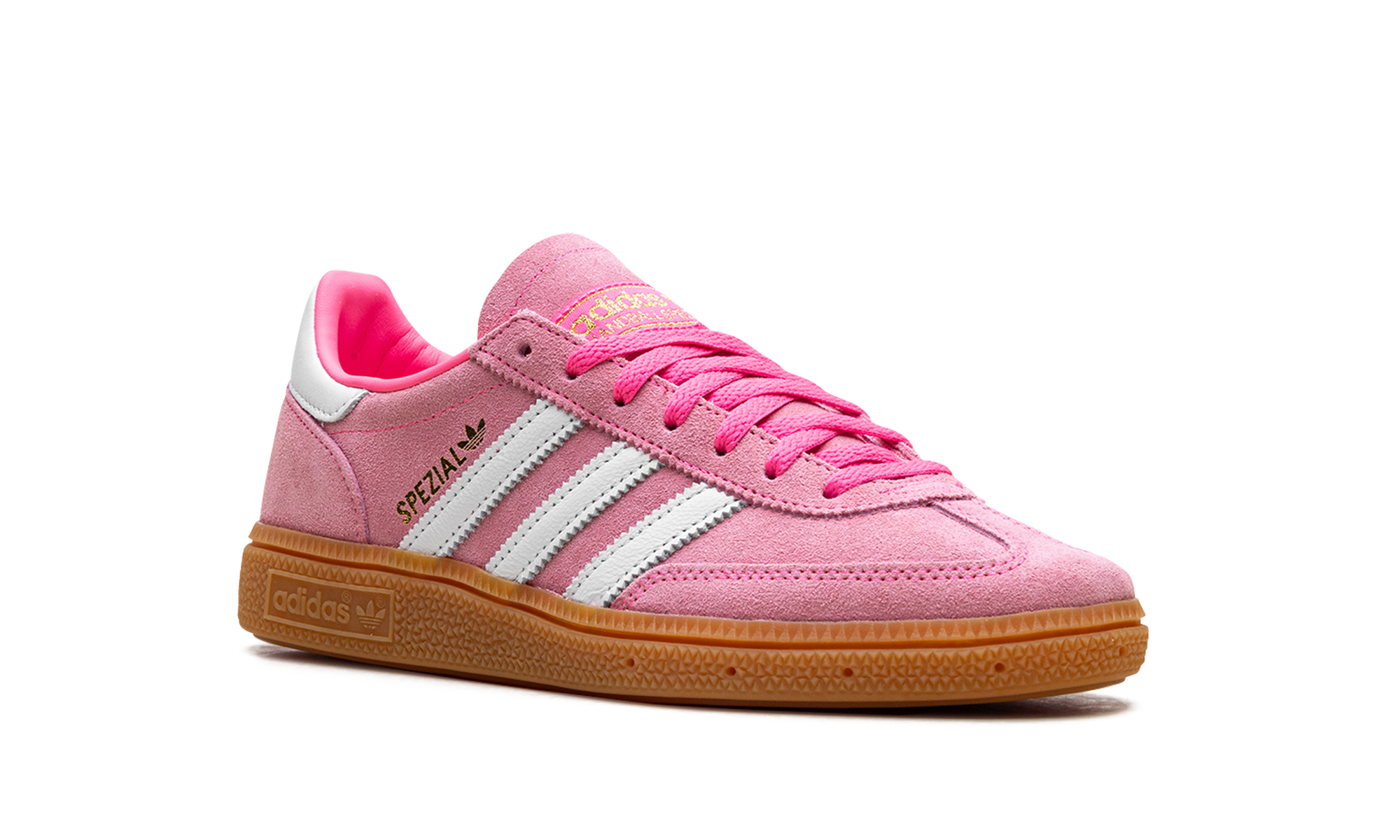 adidas handball spezial lucid pink white women s+JI2654+diagnol right view