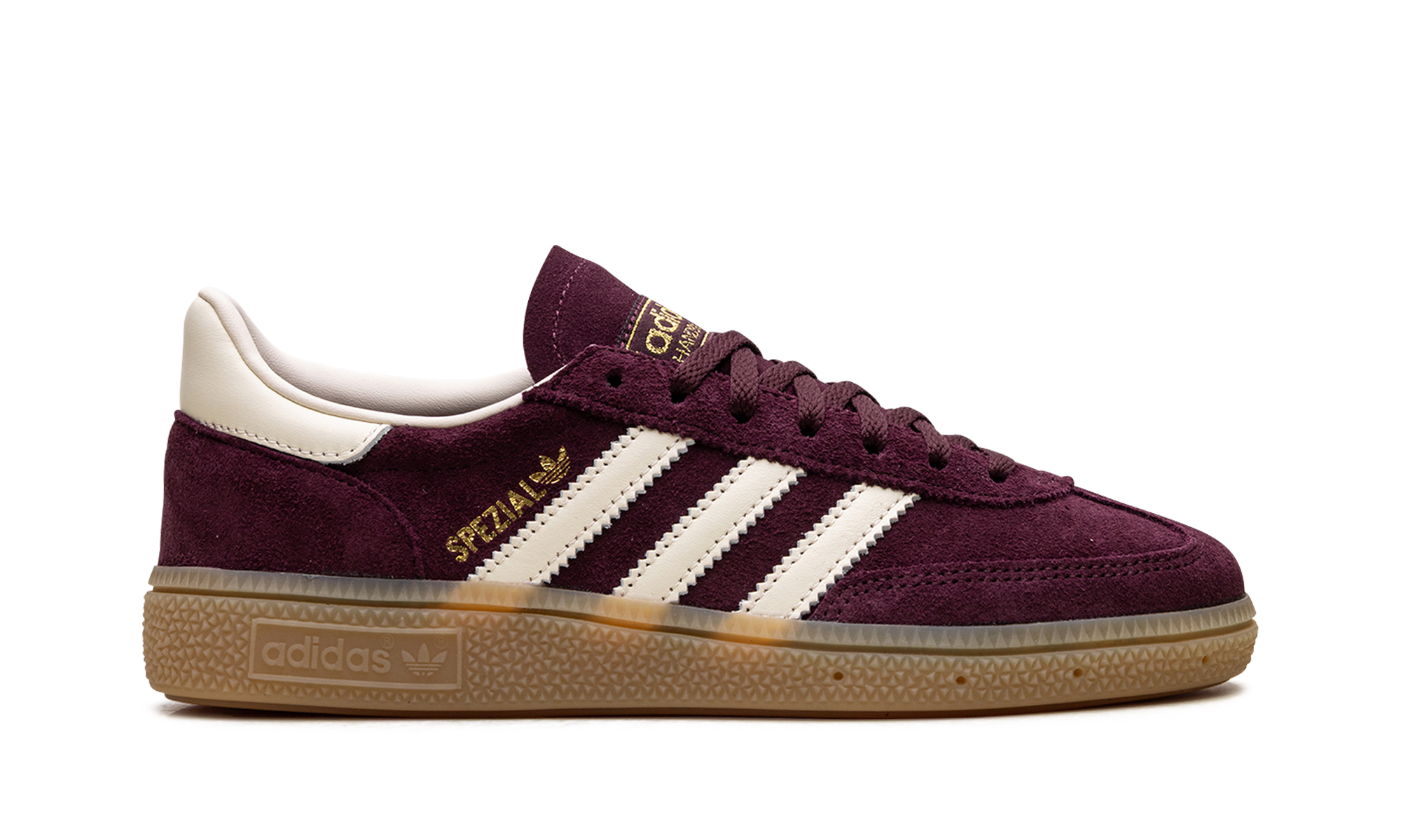 adidas handball spezial maroon cream white women s+JP8726+right view