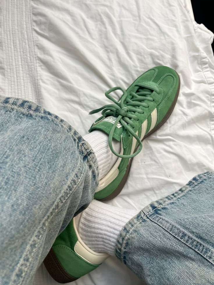adidas Handball Spezial Preloved Green, Lifestyle View 4, SKU IG6192