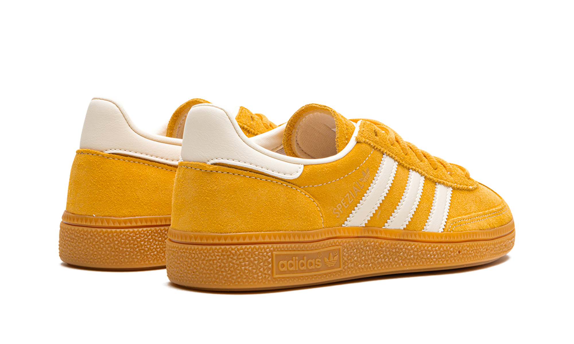adidas handball spezial preloved yellow+IF7088+diagnol right behind view