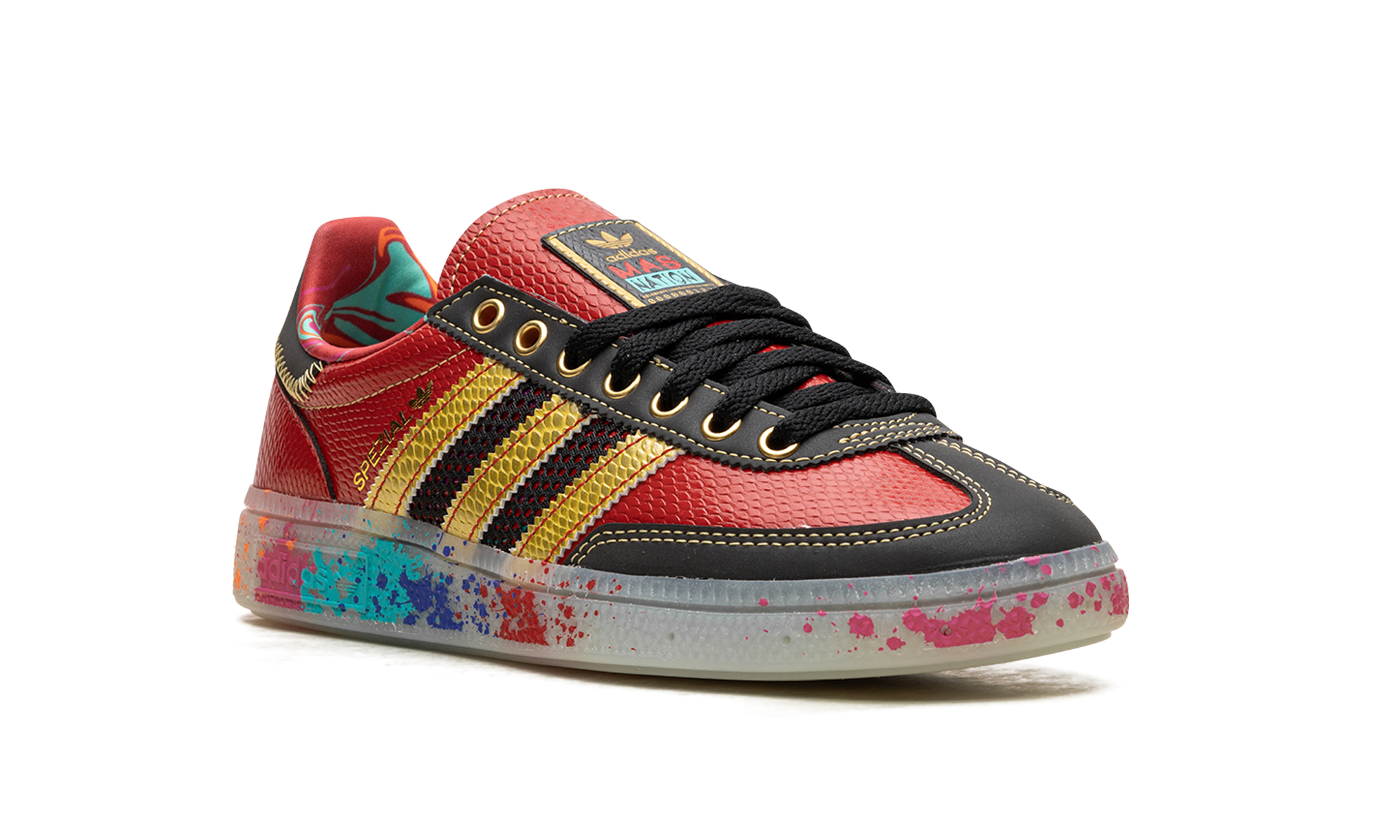 adidas handball spezial s e e d paint splater+ID8617+diagnol right view