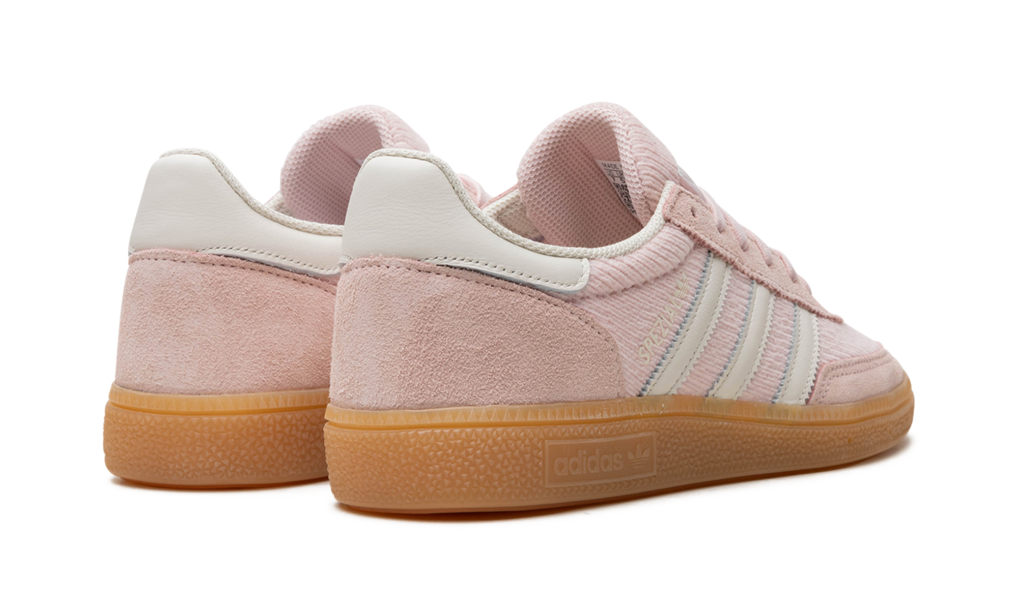 adidas handball spezial sandy pink women s+IG1977+diagnol right behind view