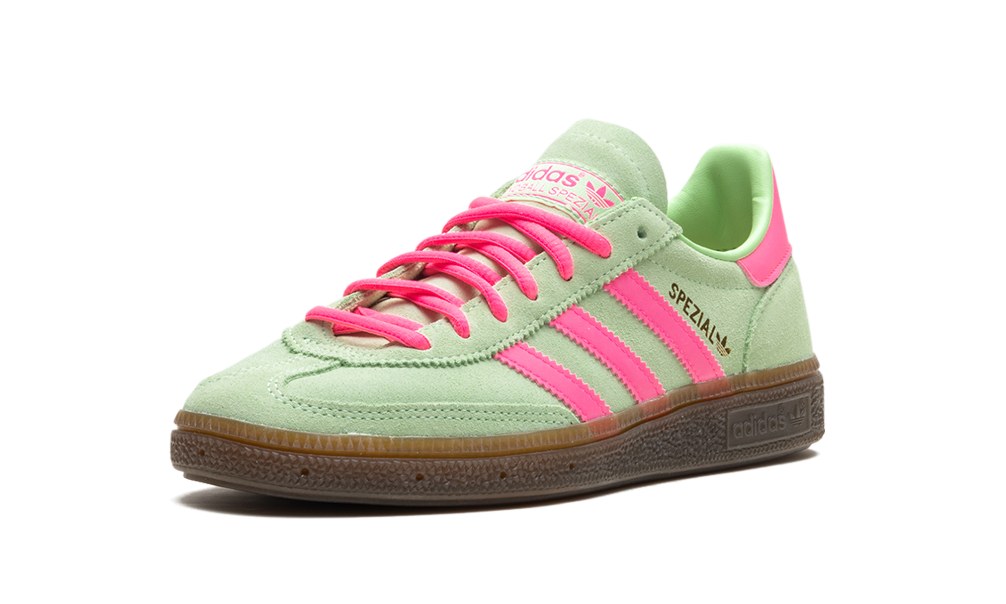 adidas handball spezial semi green spark+IH7498+left diagnol single view