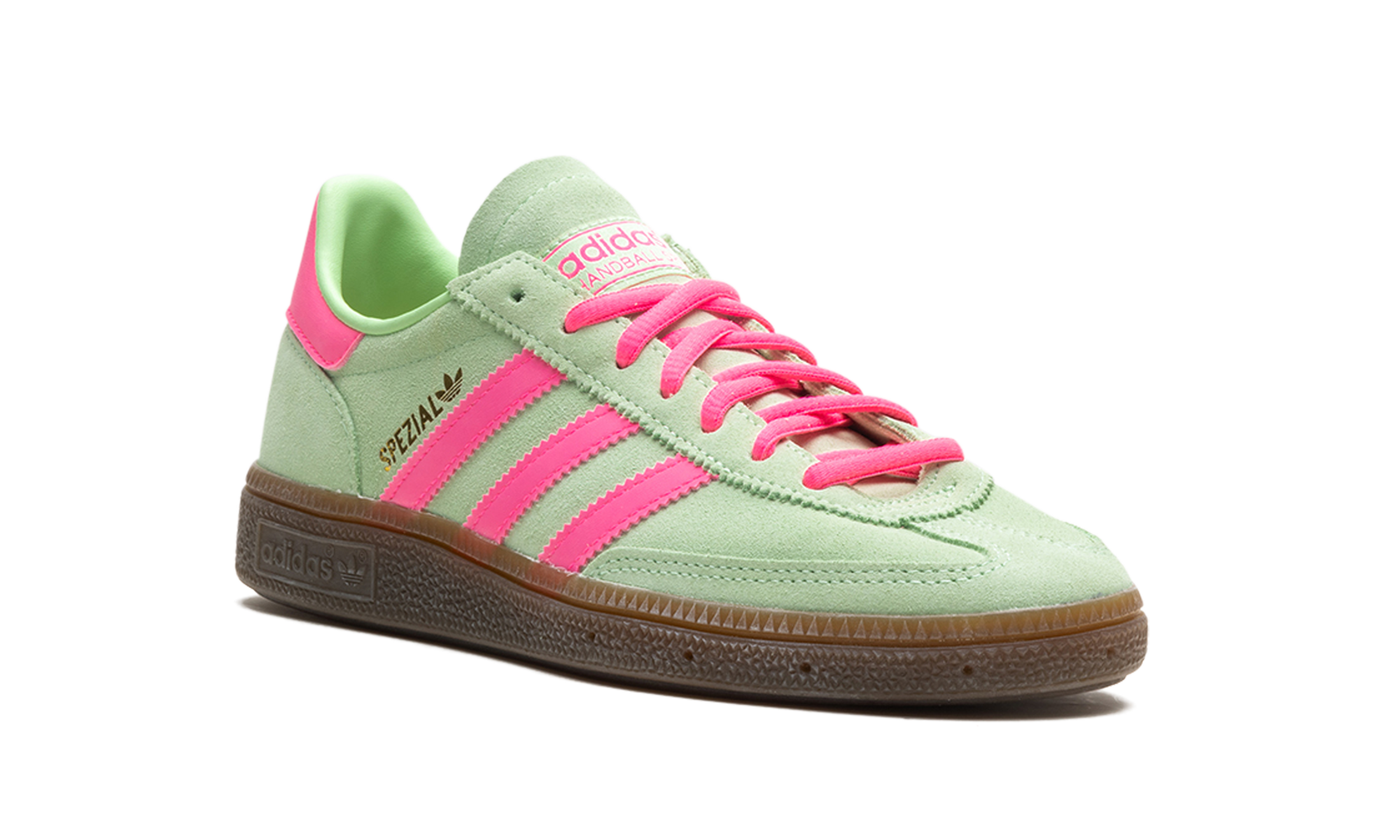 adidas handball spezial semi green spark+IH7498+diagnol right view