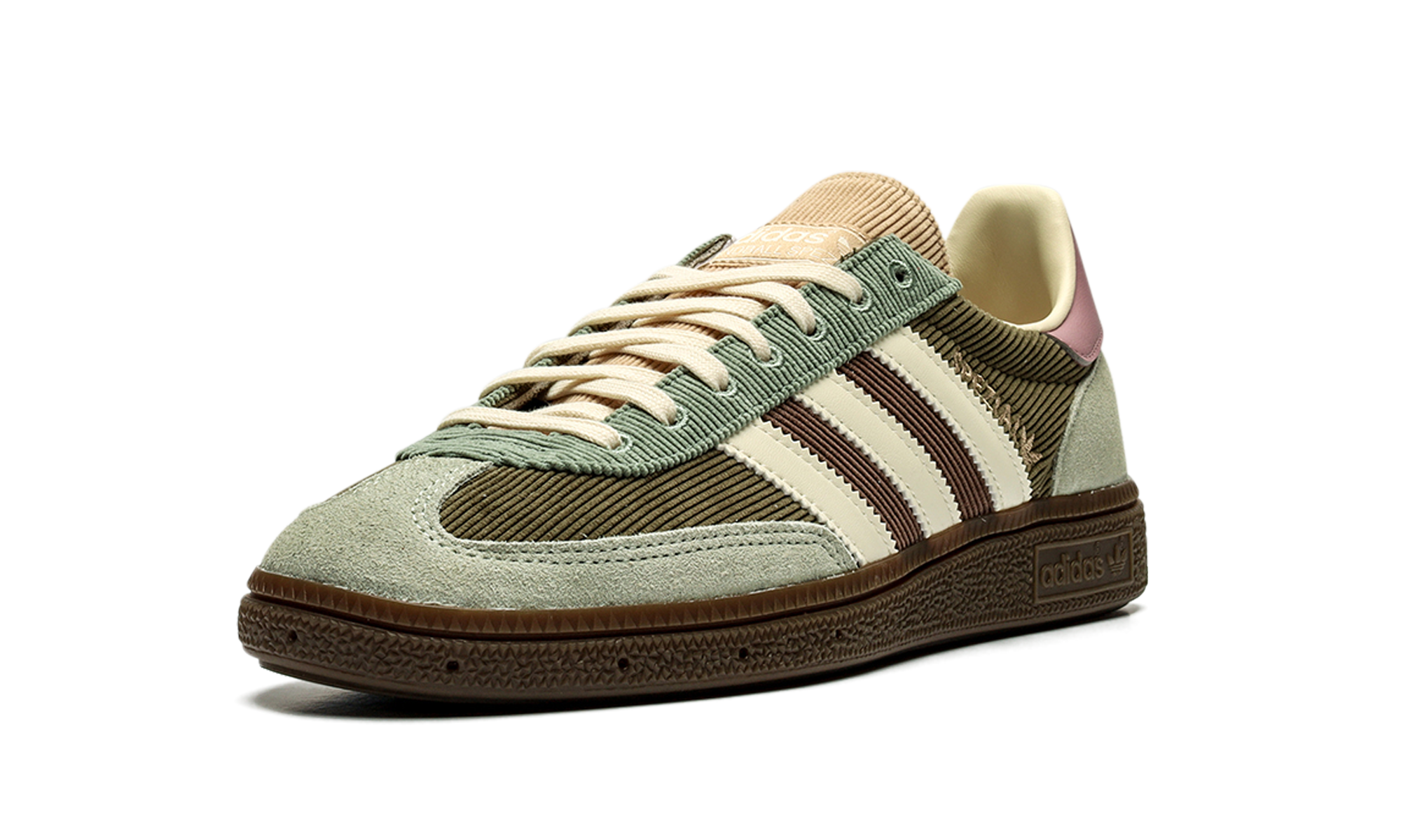 adidas handball spezial silver green magic mauve+IH4891+left diagnol single view
