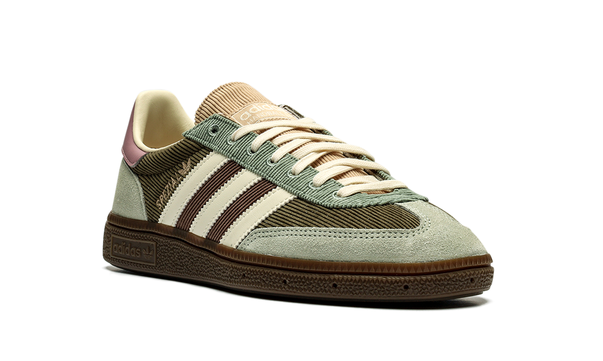adidas handball spezial silver green magic mauve+IH4891+diagnol right view