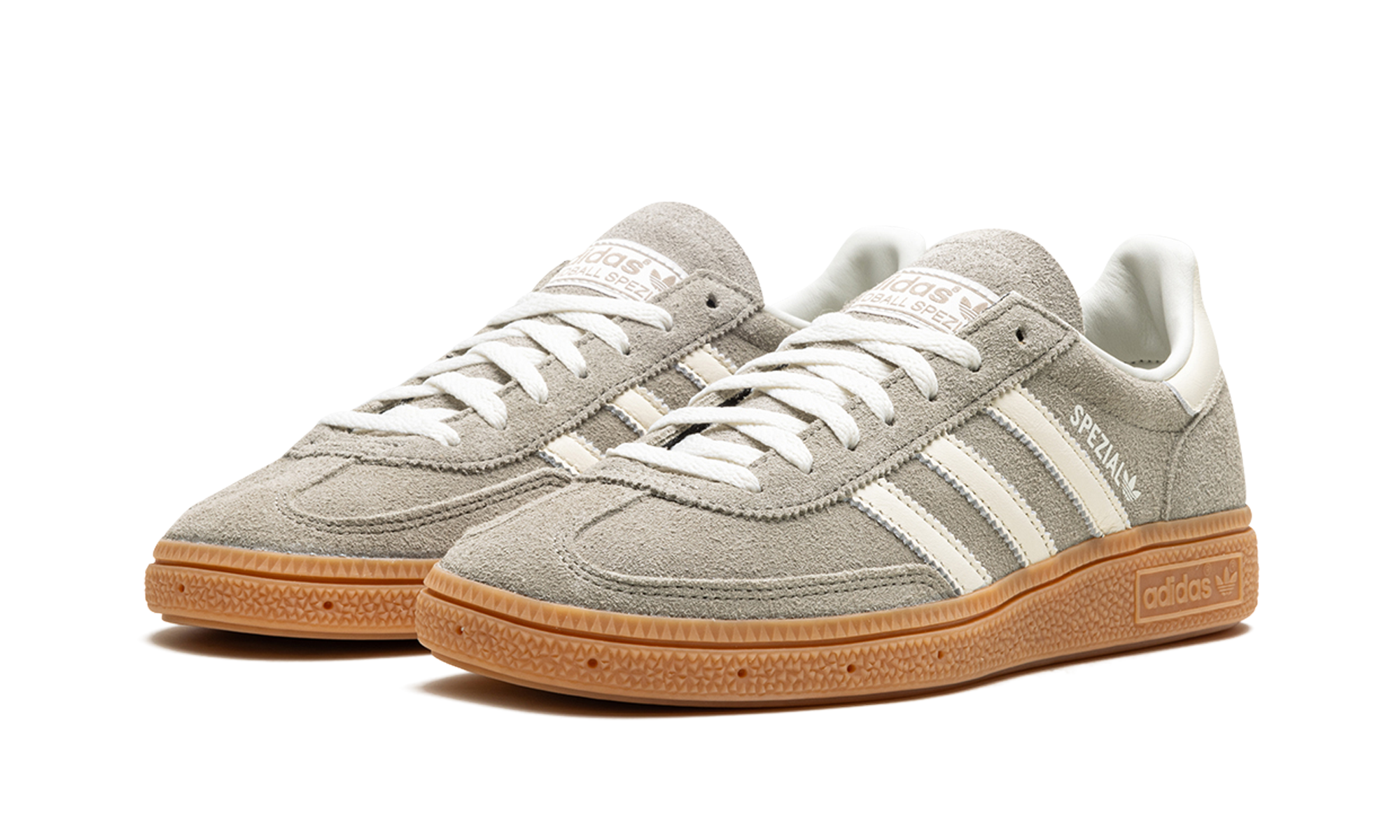 adidas handball spezial silver pebble women s+IG1966+diagnol left view