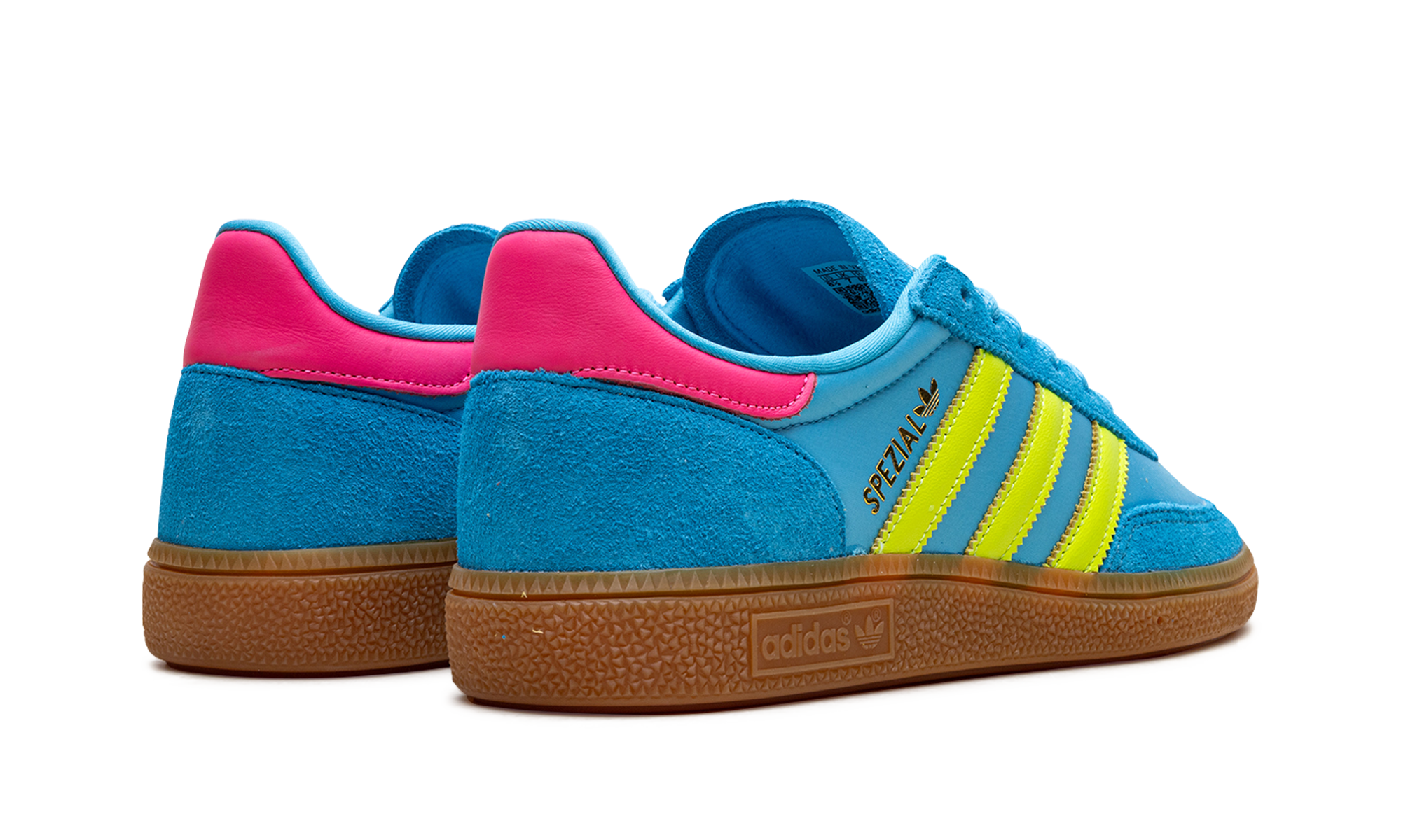 adidas handball spezial sky rush solar yellow lucid pink women s+JH5658+diagnol right behind view