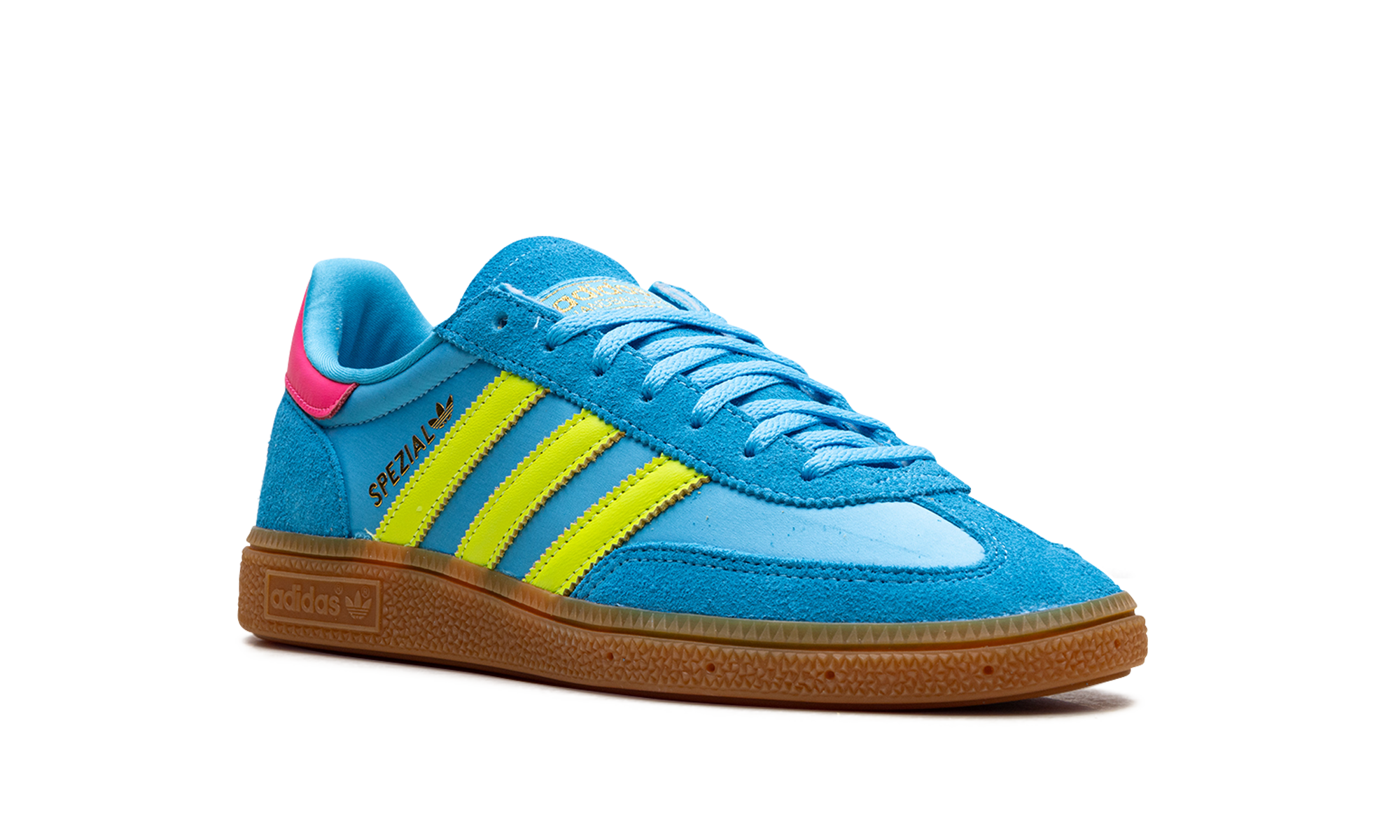 adidas handball spezial sky rush solar yellow lucid pink women s+JH5658+diagnol right view