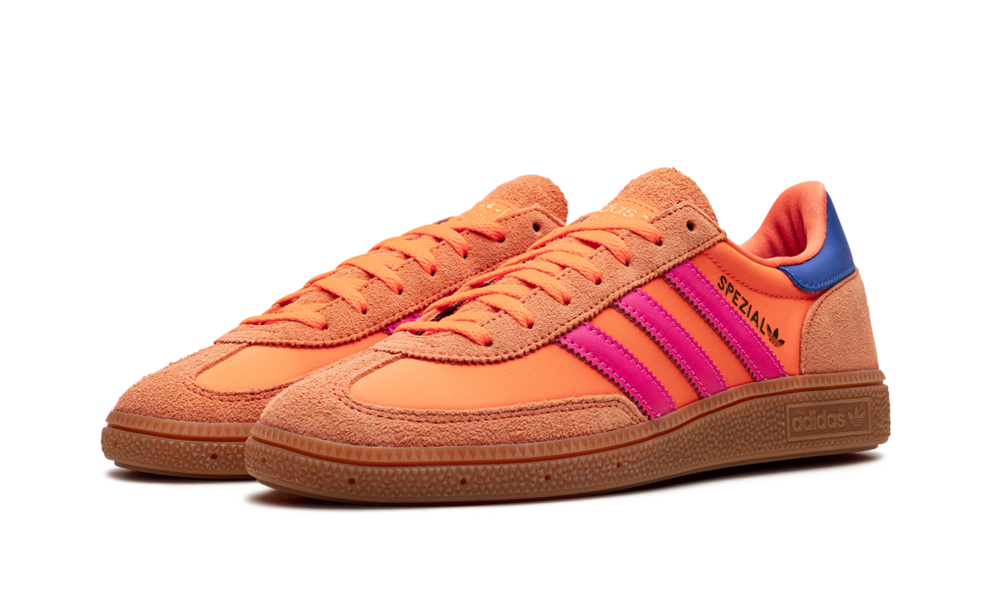 adidas handball spezial solar orange lucid pink women s+JH5659+diagnol left view