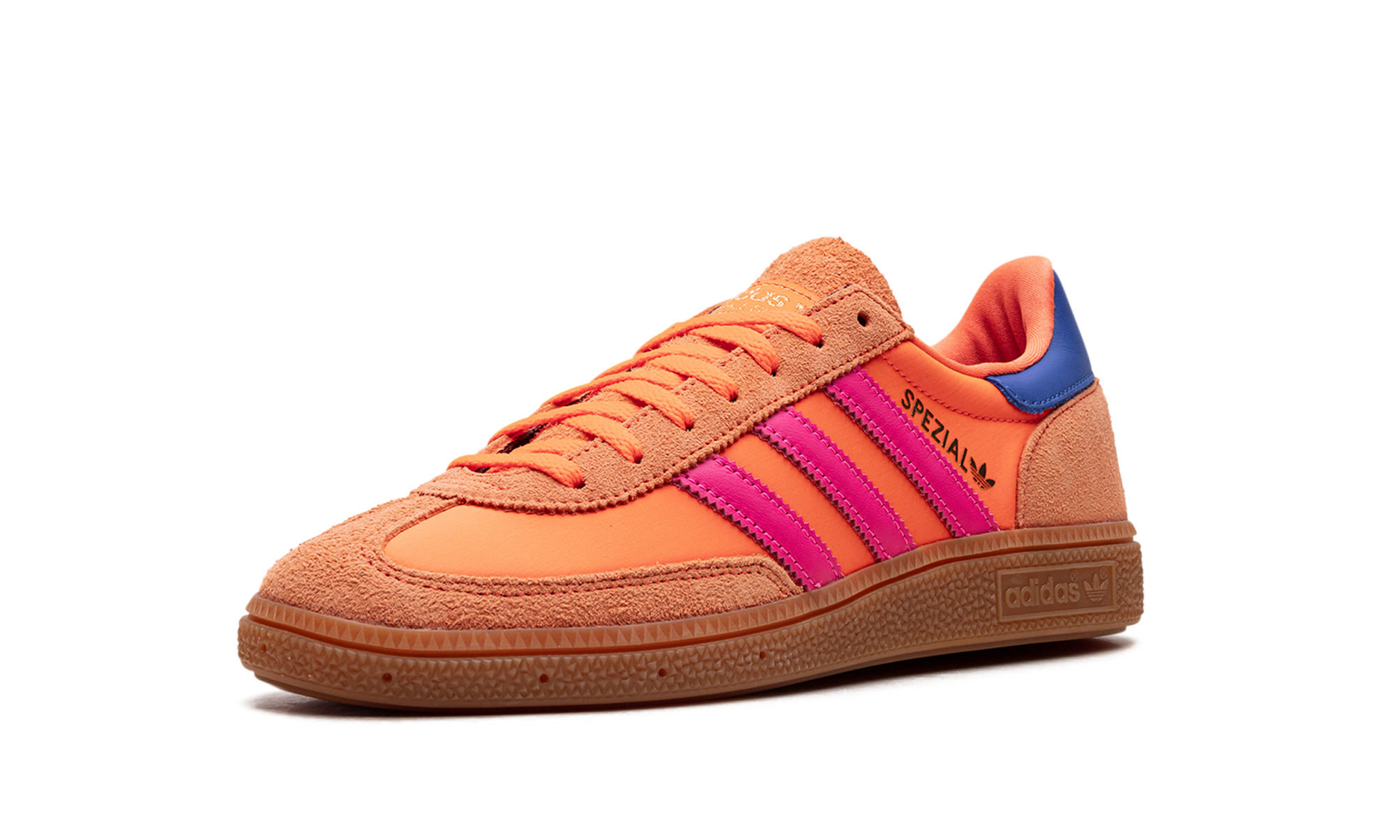 adidas handball spezial solar orange lucid pink women s+JH5659+left diagnol single view
