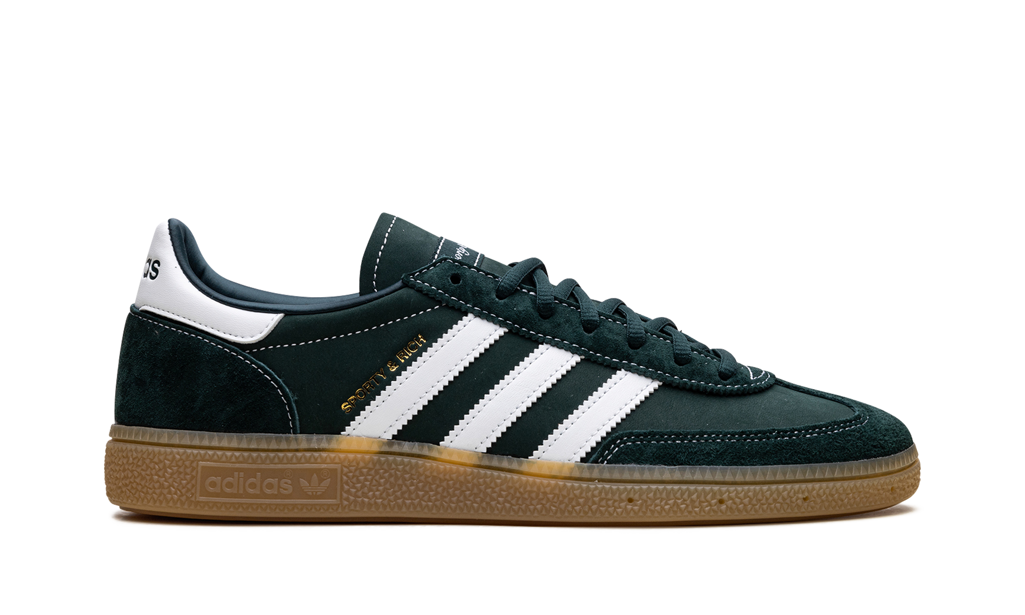 adidas handball spezial sporty rich dark green+JP7067+right view