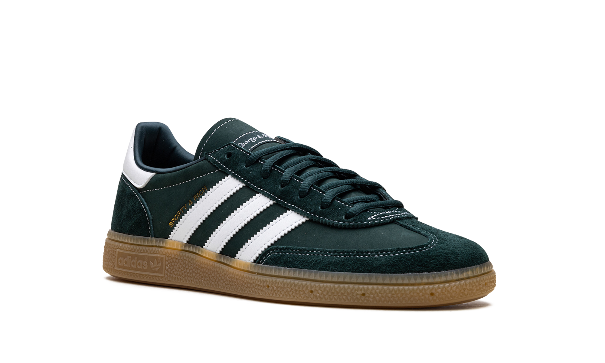 adidas handball spezial sporty rich dark green+JP7067+diagnol right view