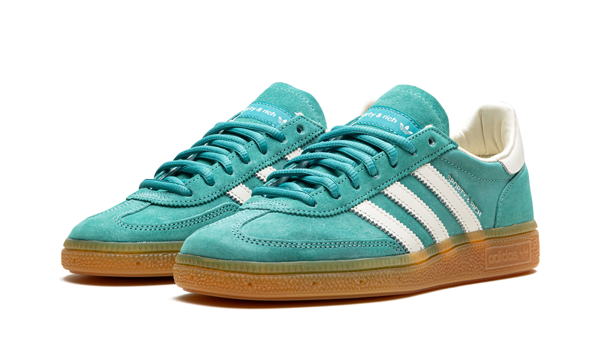 adidas handball spezial sporty rich green+IH2148+diagnol left view