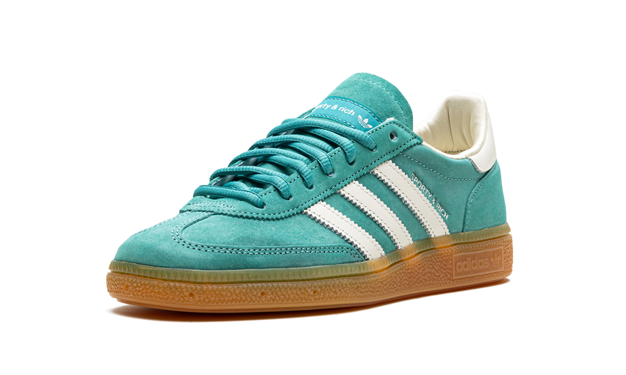 adidas handball spezial sporty rich green+IH2148+left diagnol single view