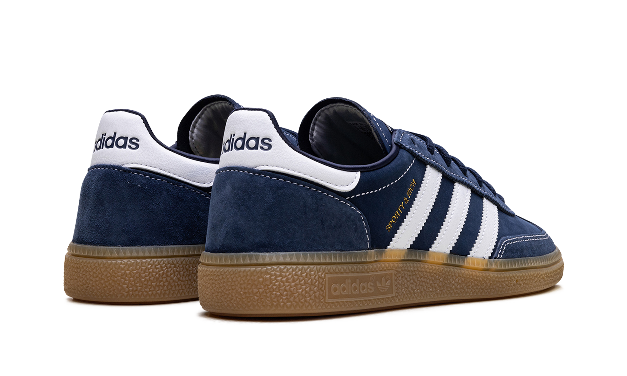 adidas handball spezial sporty rich night indigo+JP7066+diagnol right behind view