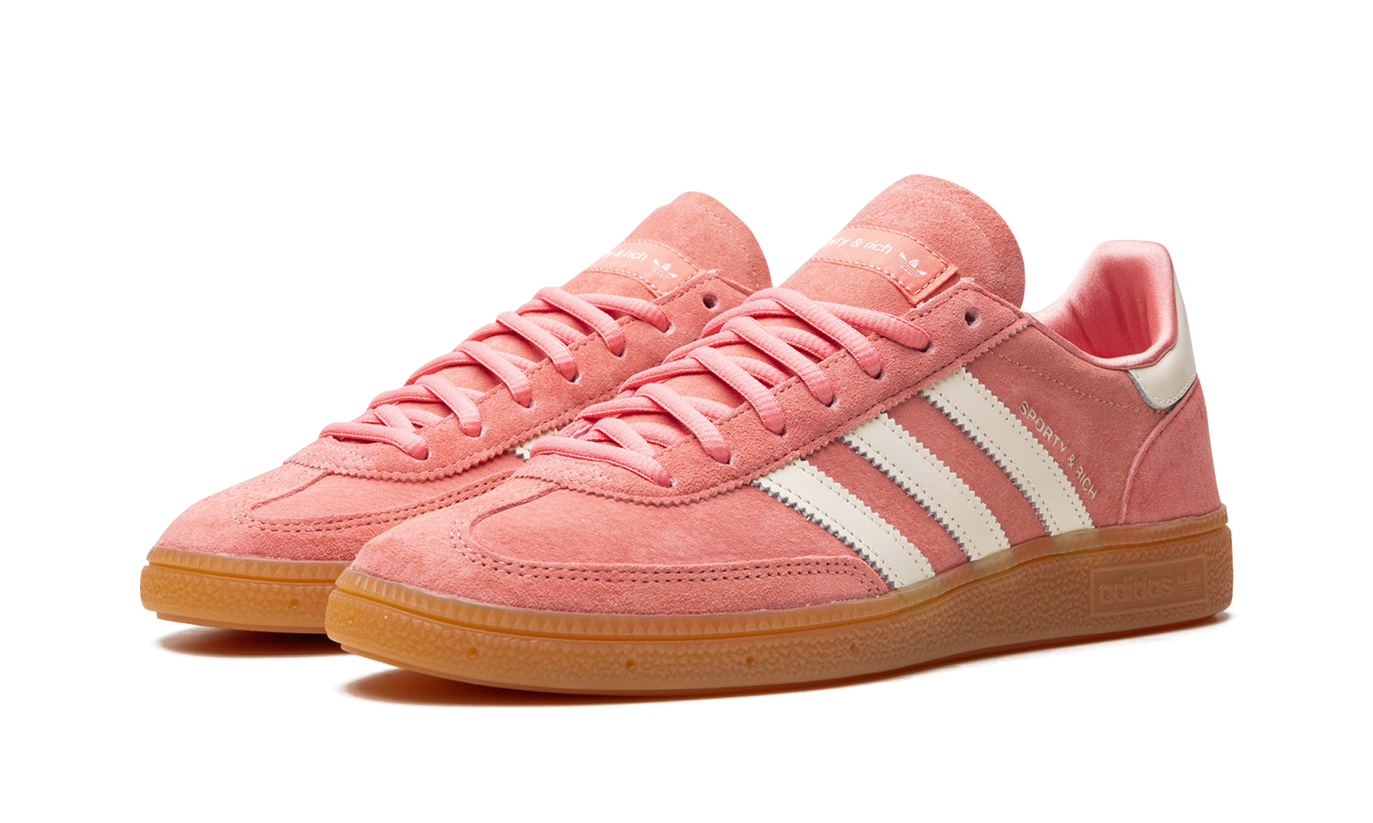 adidas handball spezial sporty rich pink+IH2610+diagnol left view