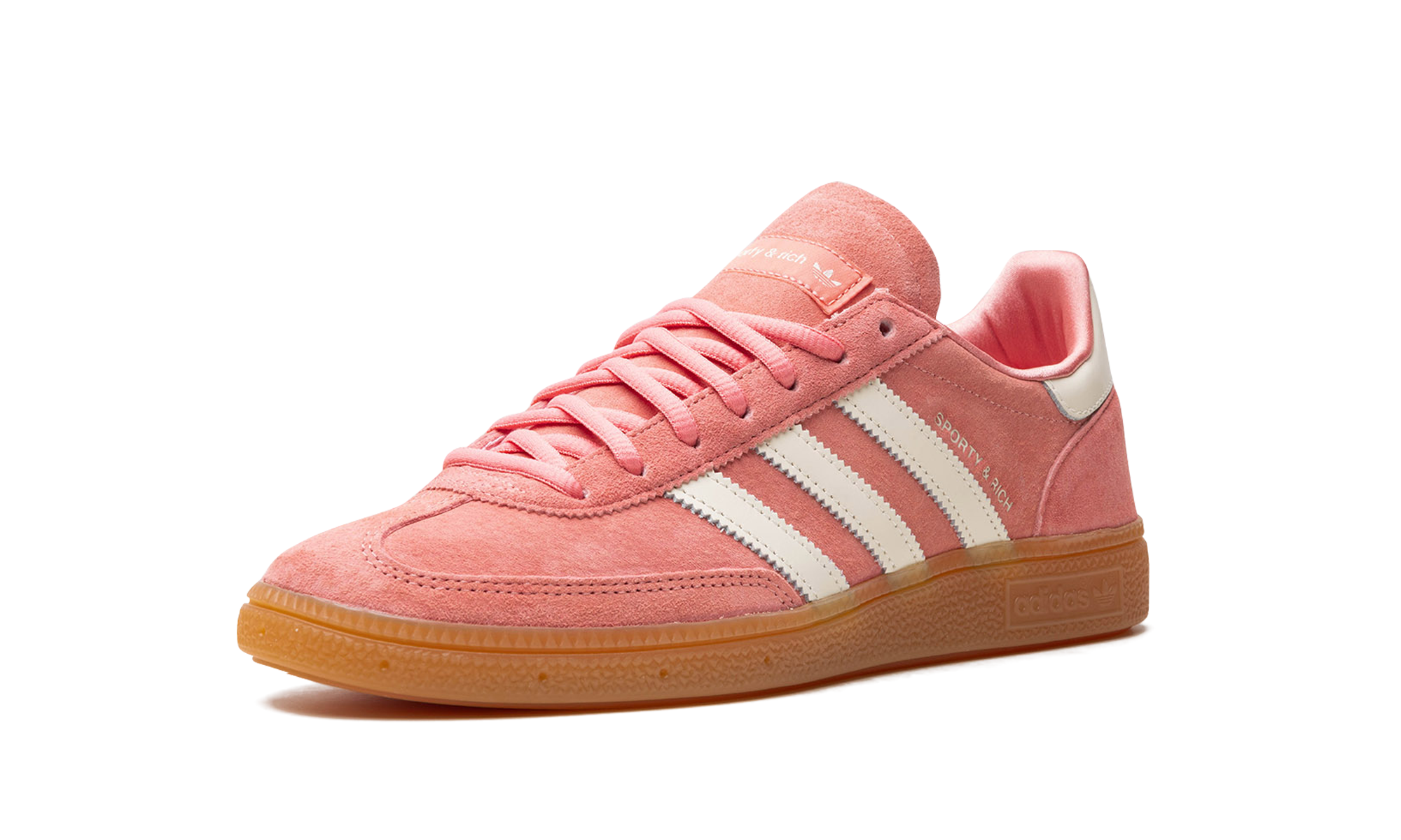 adidas handball spezial sporty rich pink+IH2610+left diagnol single view