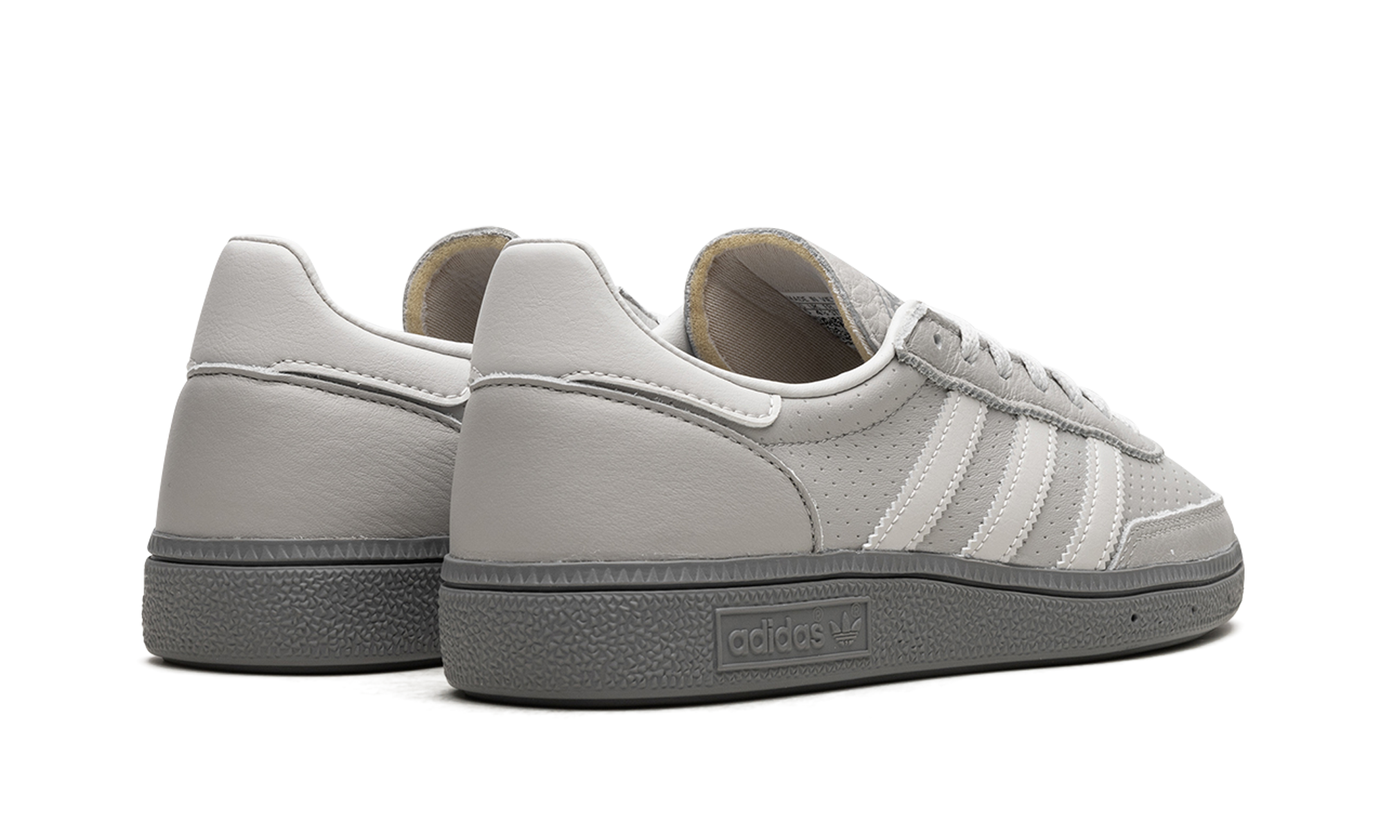 adidas handball spezial triple grey+IE9840+diagnol right behind view