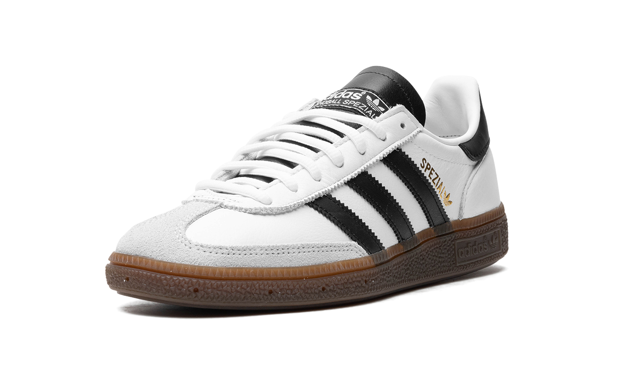 adidas handball spezial white black gum+IE3403+left diagnol single view