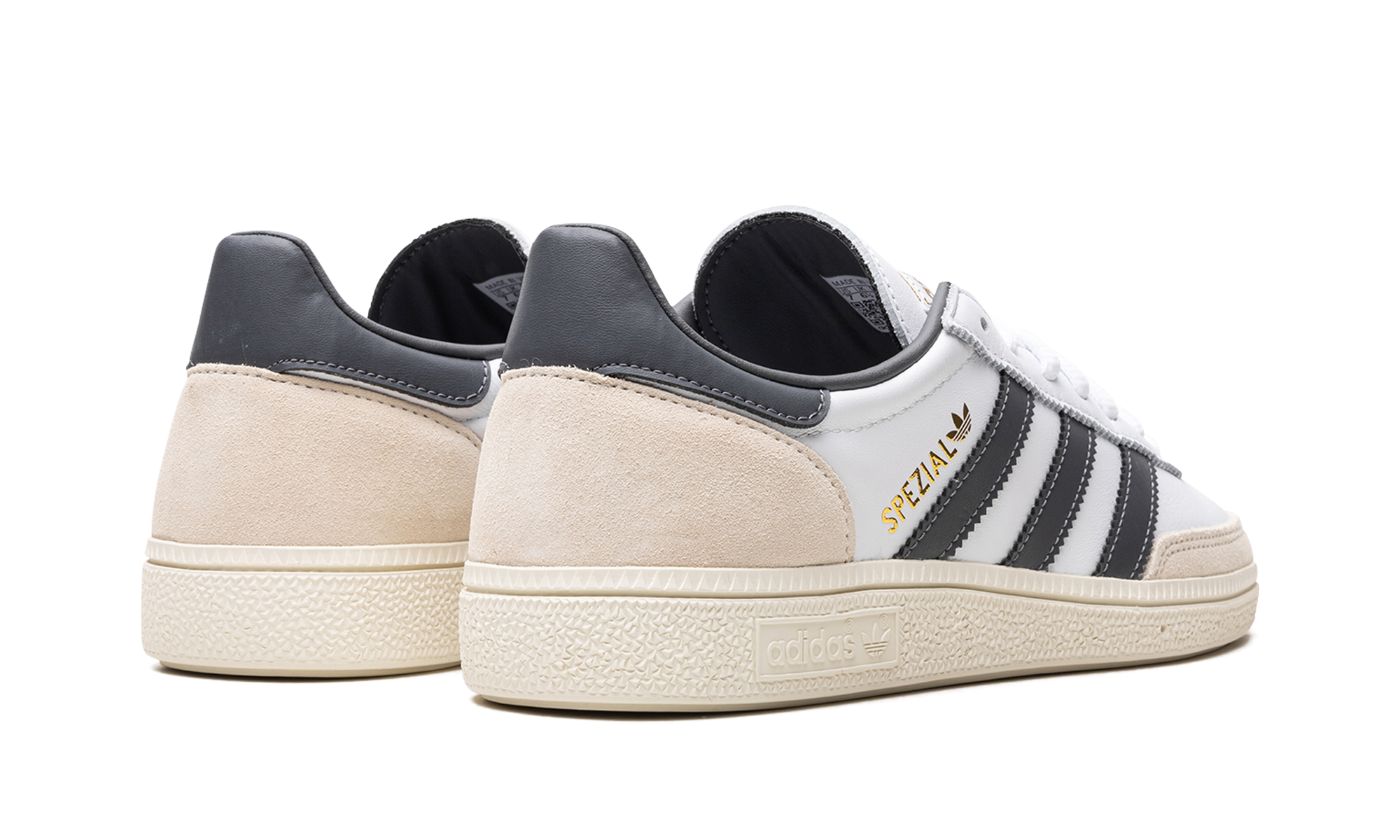adidas handball spezial white grey+IF3741+diagnol right behind view
