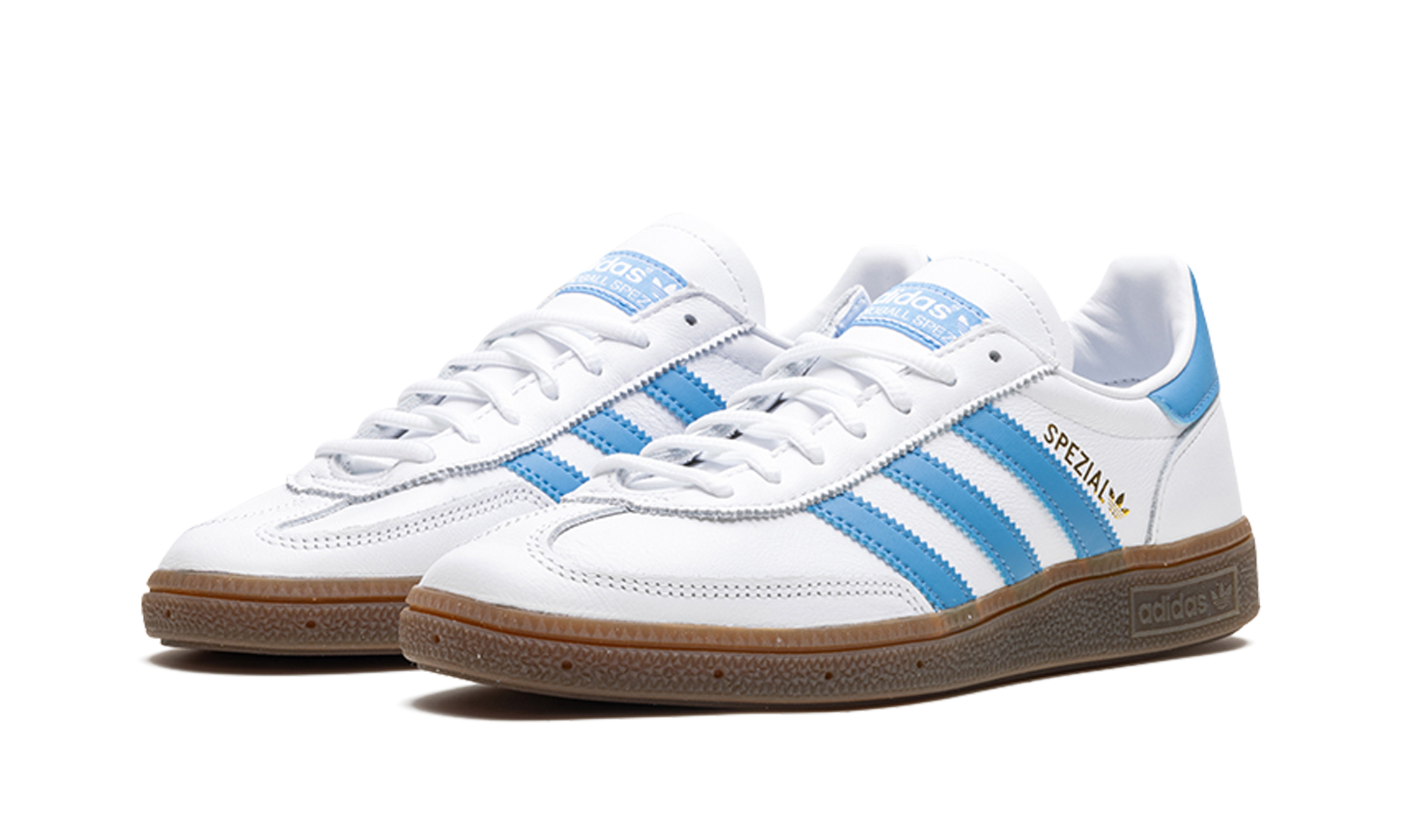 adidas handball spezial white light blue+IE3607+diagnol left view