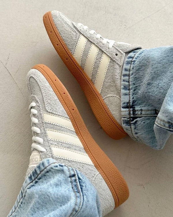 adidas Handball Spezial Wonder Silver Gum (Women's), Lifestyle View 5, SKU IF6491