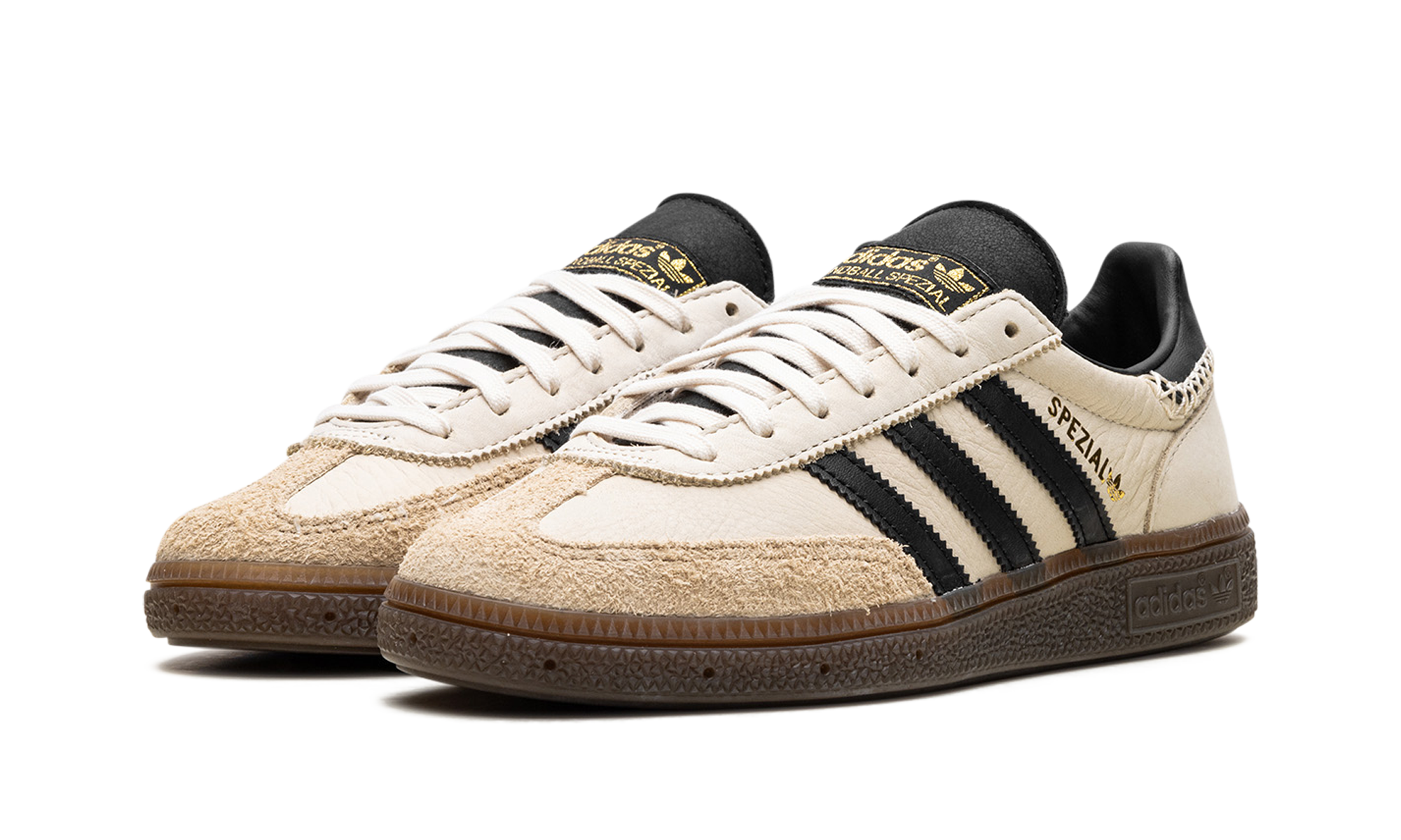 adidas handball spezial wonder white black women s+IE3698+diagnol left view