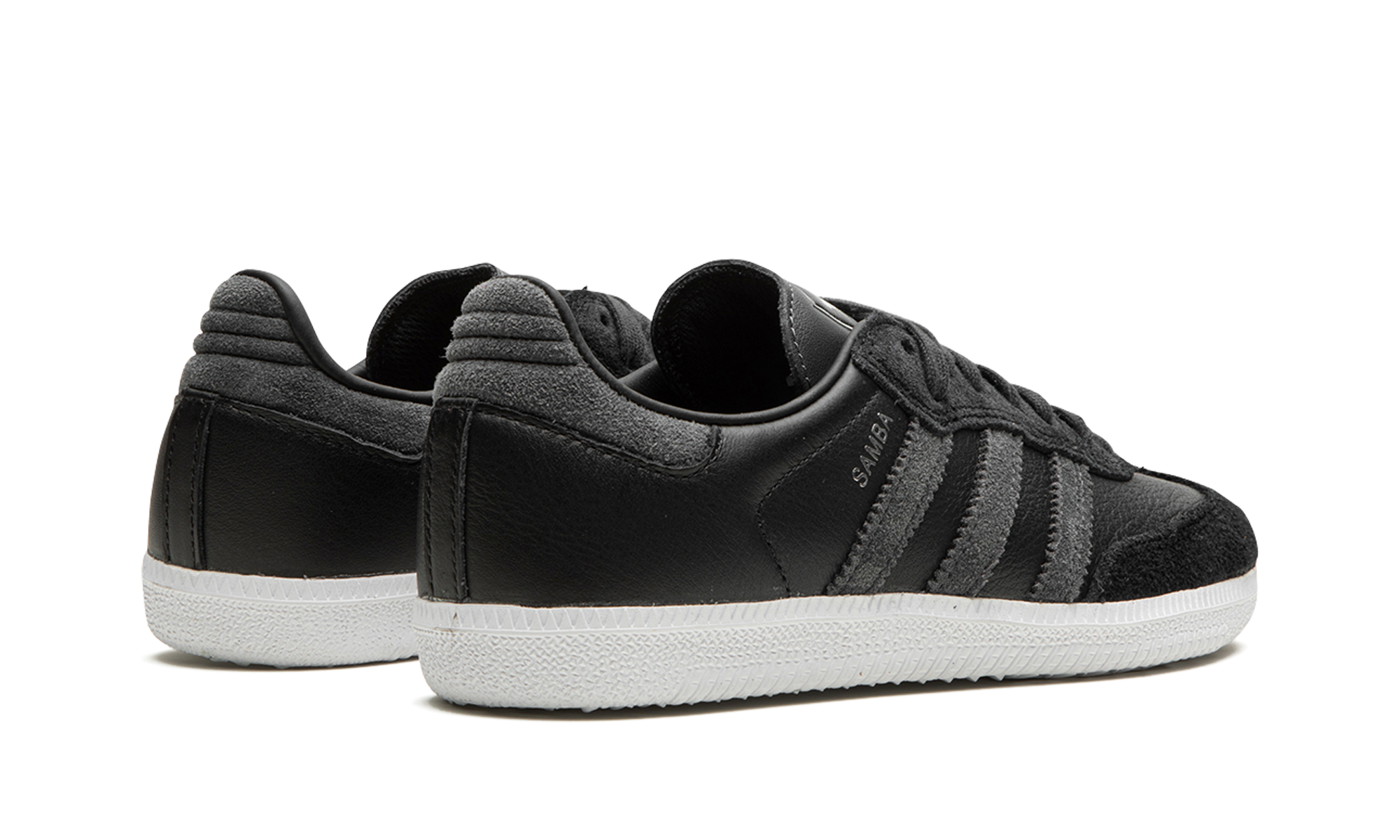 adidas samba adv black carbon+IG7572+diagnol right behind view