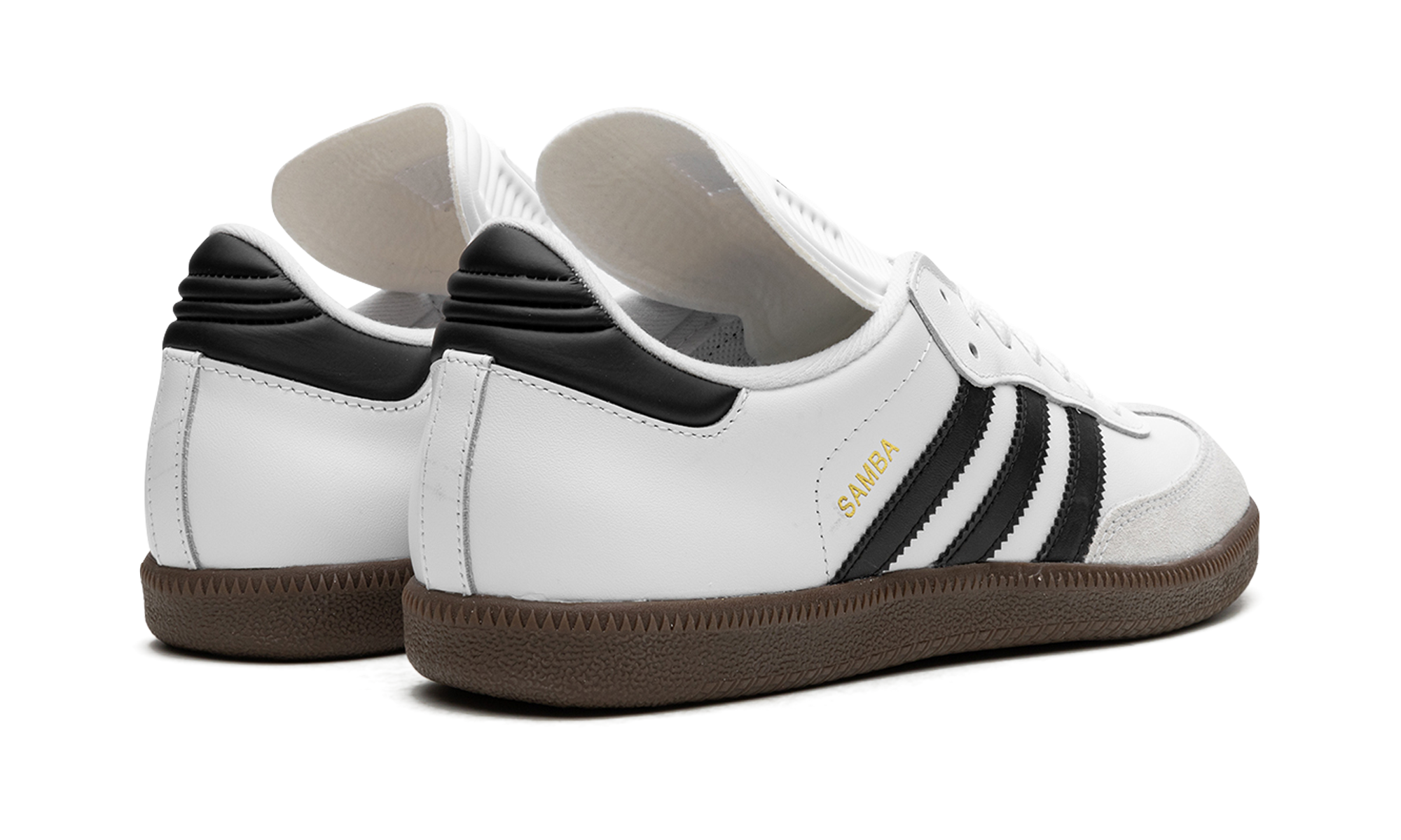 adidas samba classic white+772109+diagnol right behind view