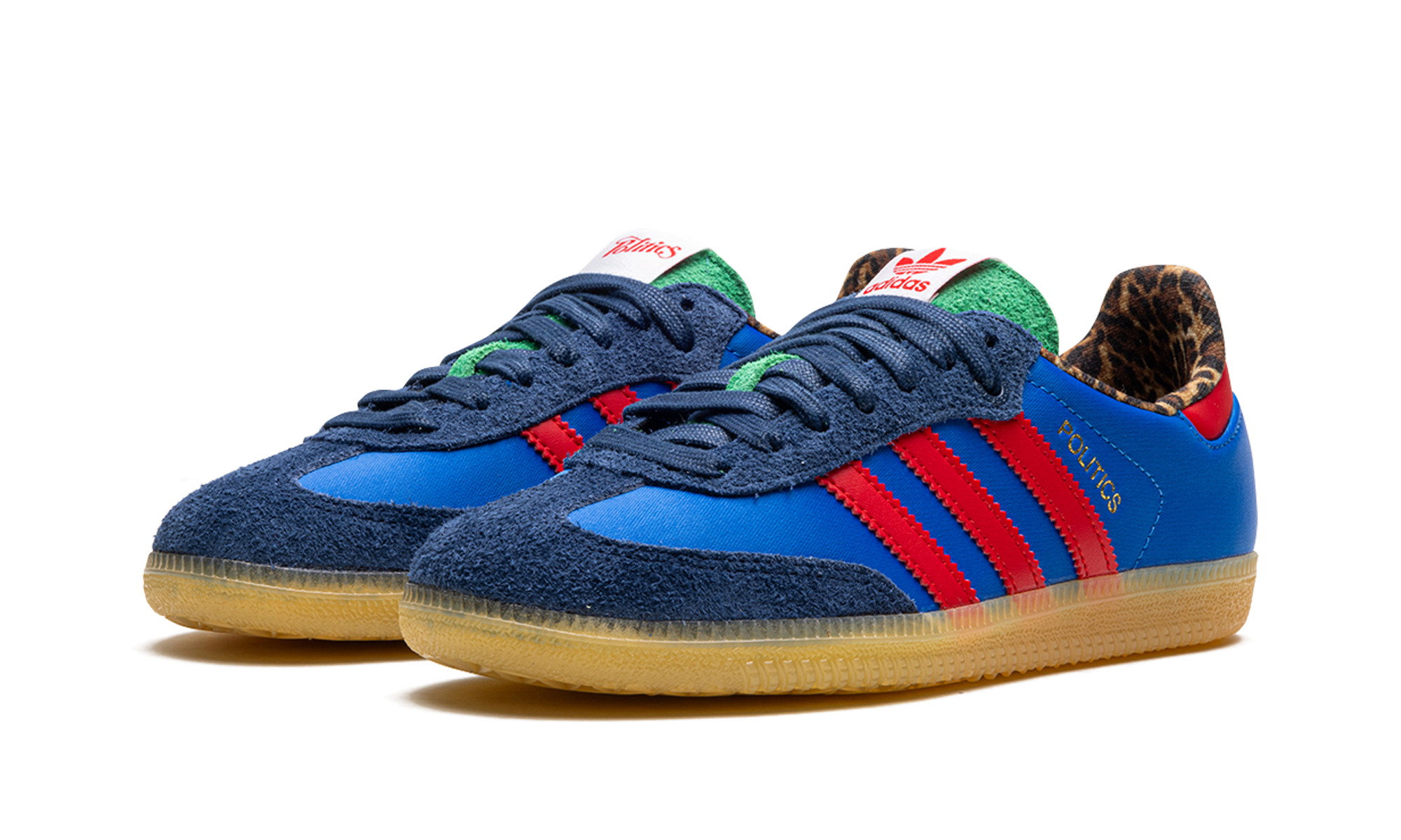 adidas samba consortium cup sneaker politics+IE0173+diagnol left view
