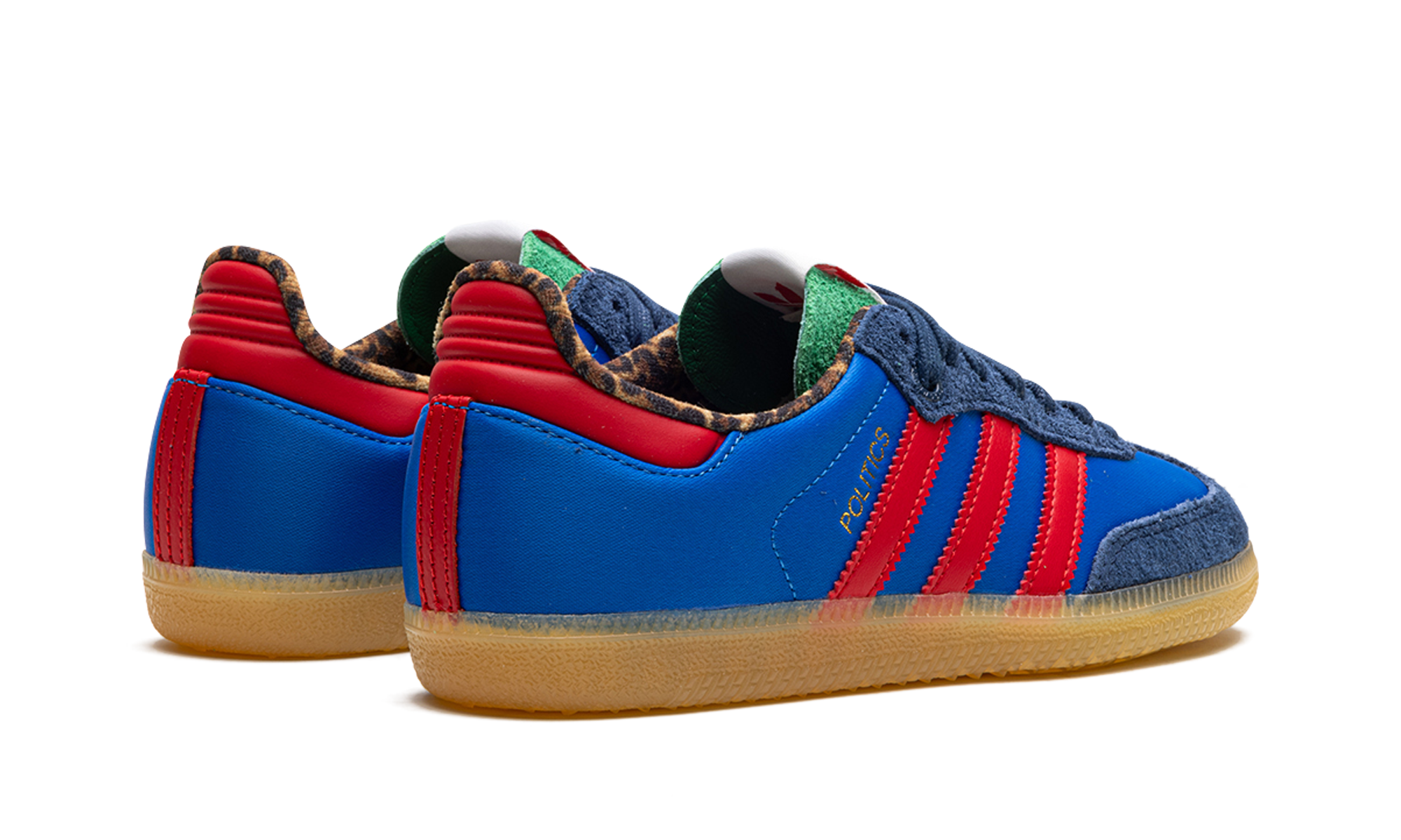 adidas samba consortium cup sneaker politics+IE0173+diagnol right behind view