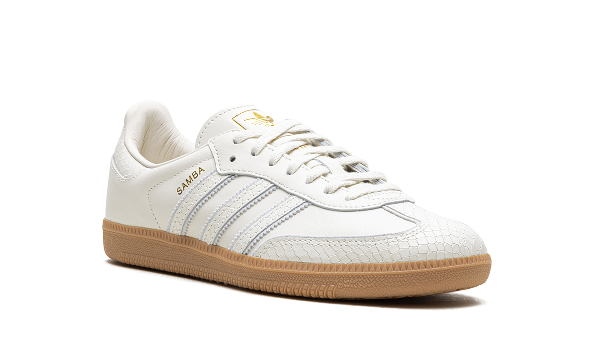 adidas samba core white snakeskin+IF1985+diagnol right view