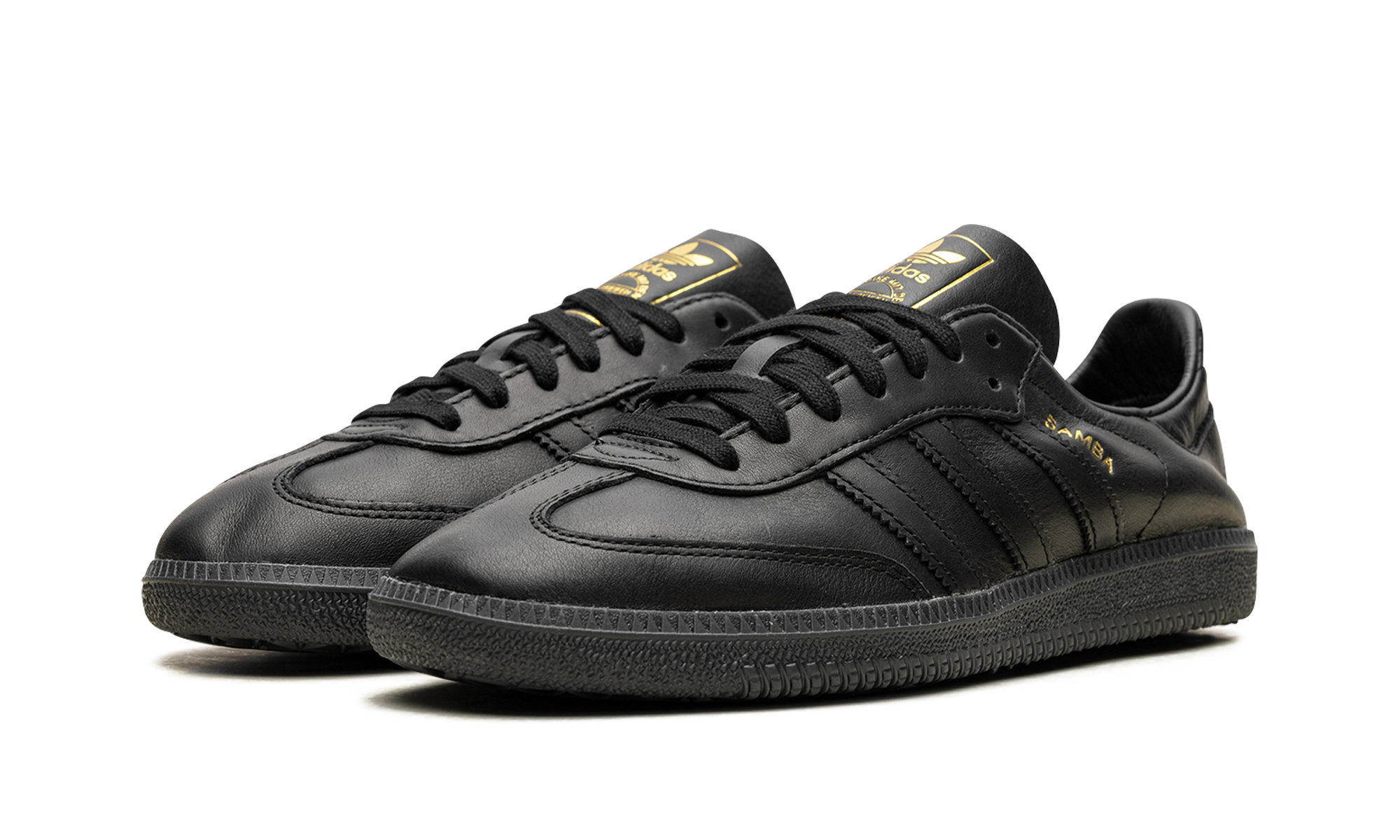 adidas samba decon core black+IG6172+diagnol left view