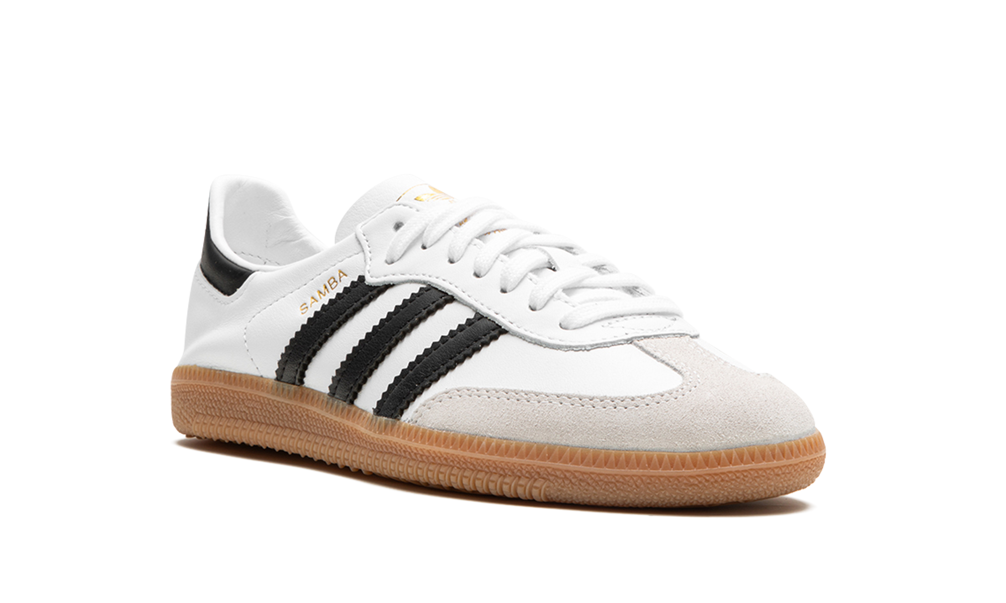 adidas samba decon white black gum+IF0642+diagnol right view