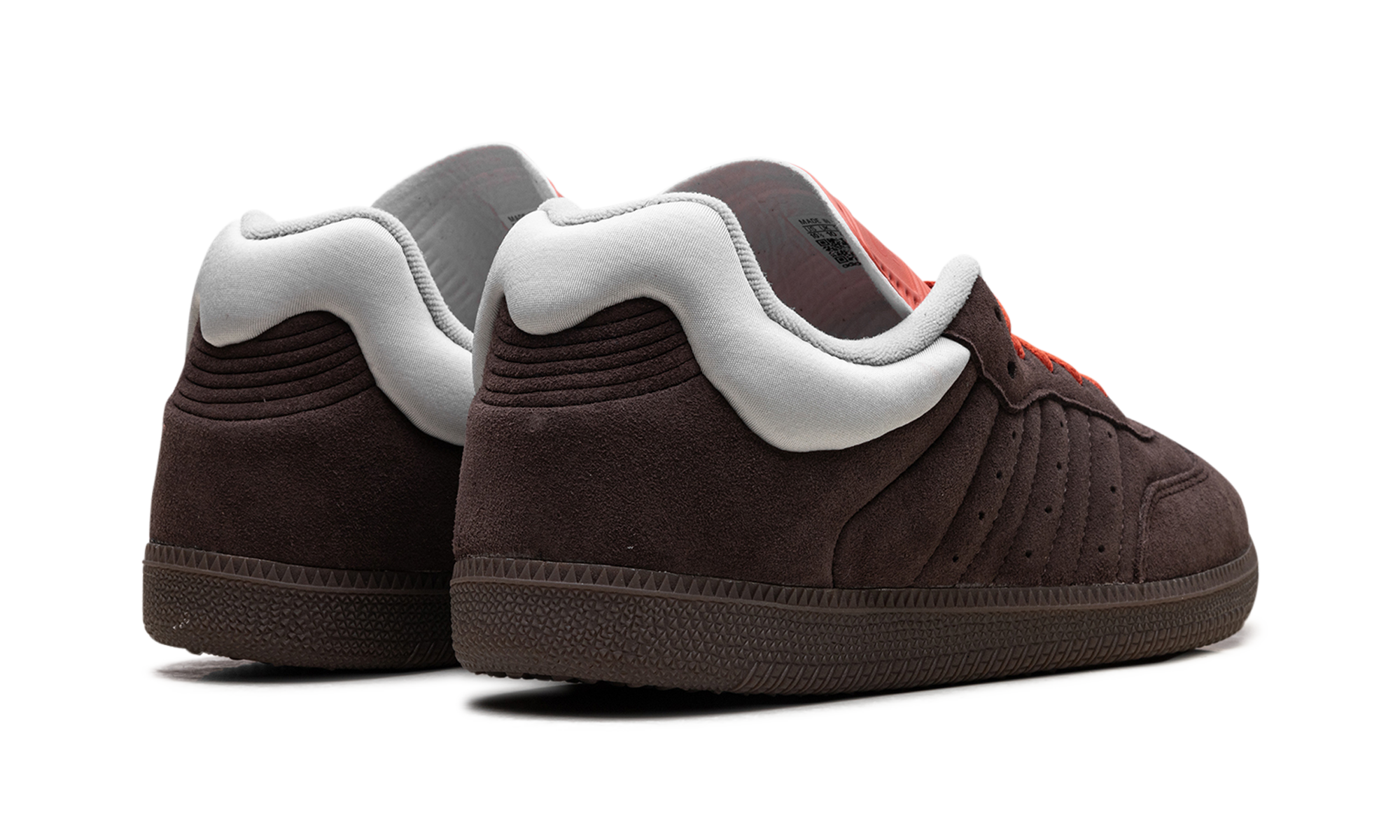 adidas samba dingyun zhang oxidized brown+IF9704+diagnol right behind view